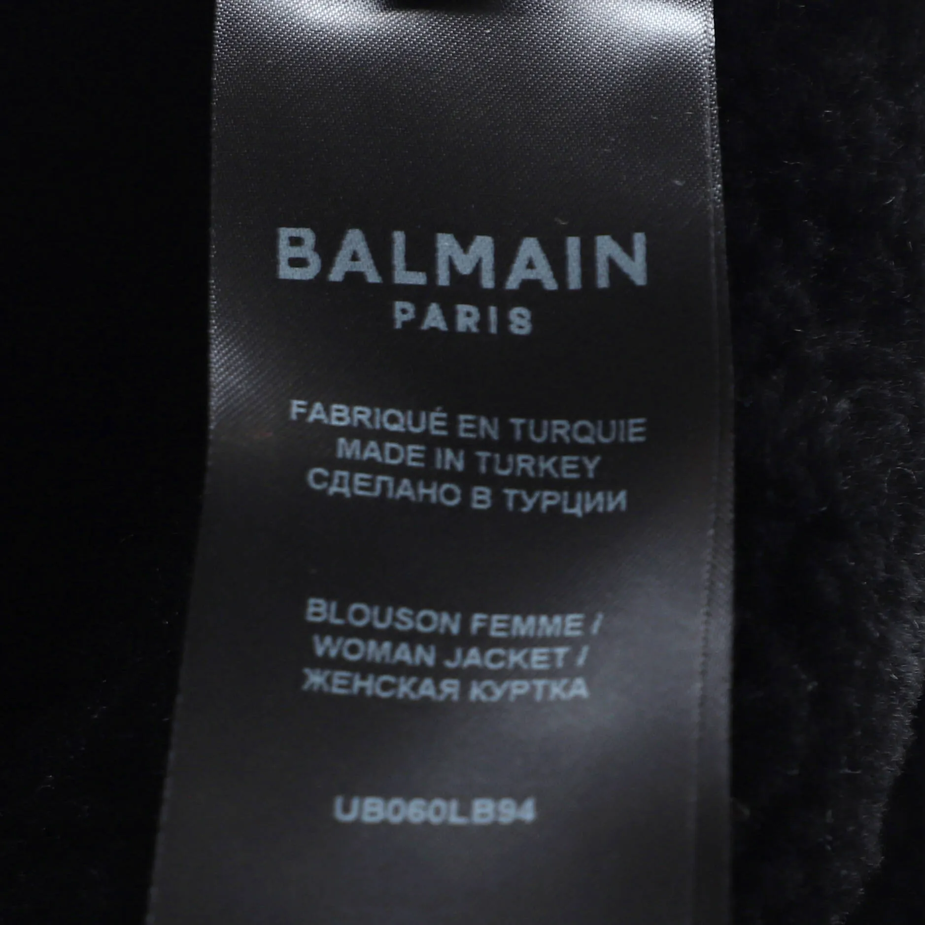 Pre-Loved Balmain Women's Two Pocket Single Button Coat Leather and Shearling sold by Zulily product image thumbnail 3