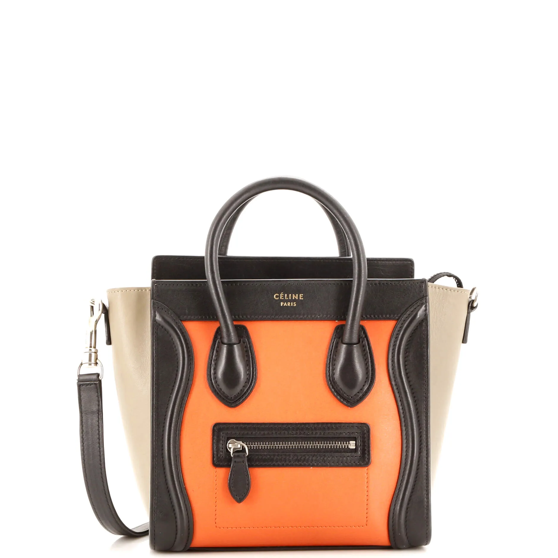 Pre-Loved Celine Luggage Bag Smooth Leather Nano sold by Zulily