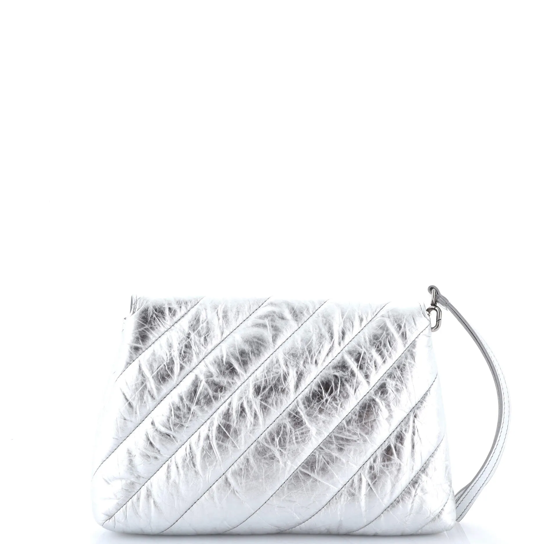 Pre-Loved Balenciaga Crush Chain Flap Bag Quilted Crushed Calfskin Small sold by Zulily product image thumbnail 3