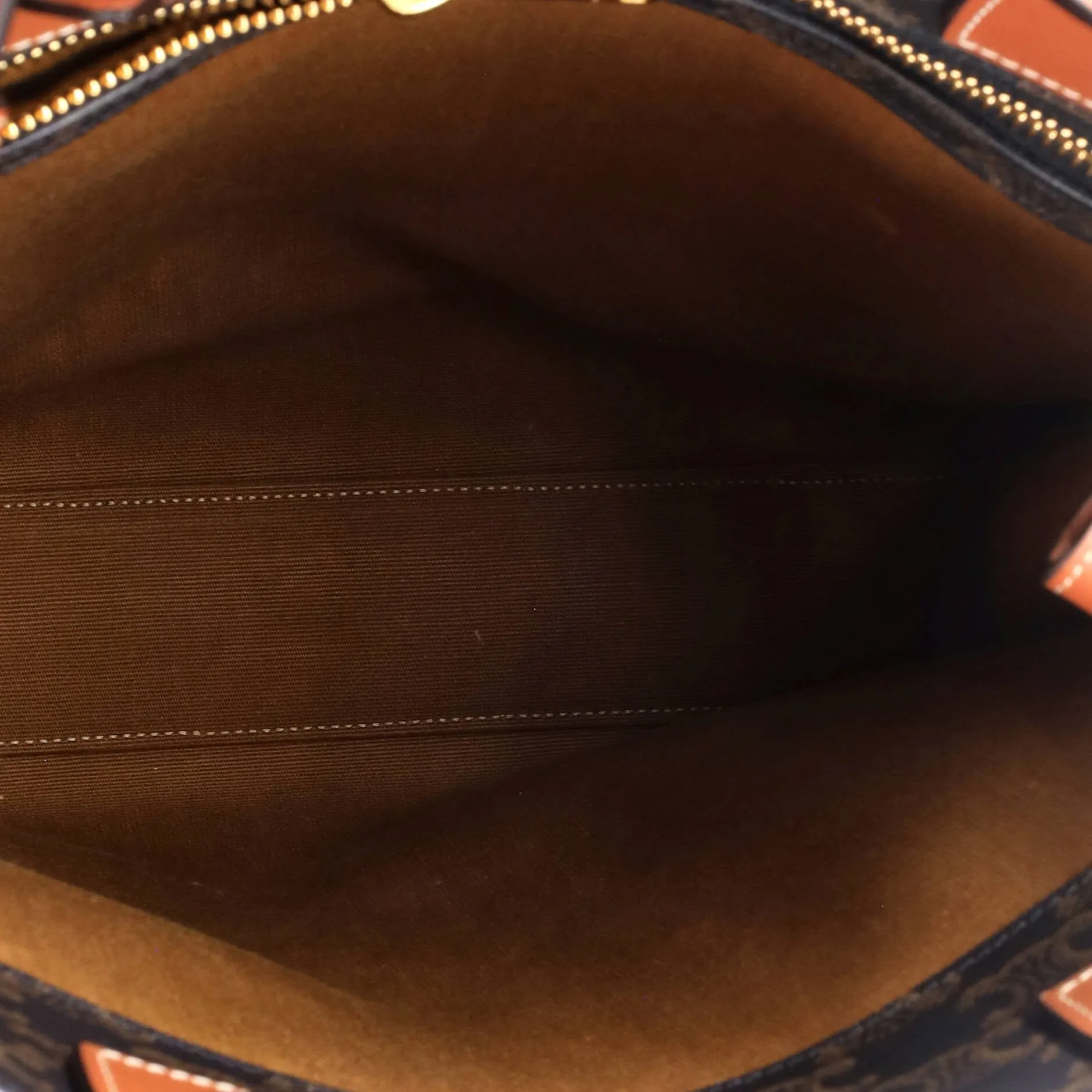 Pre-Loved Celine Vertical Cabas Tote Triomphe Coated Canvas Small sold by Zulily product image thumbnail 5