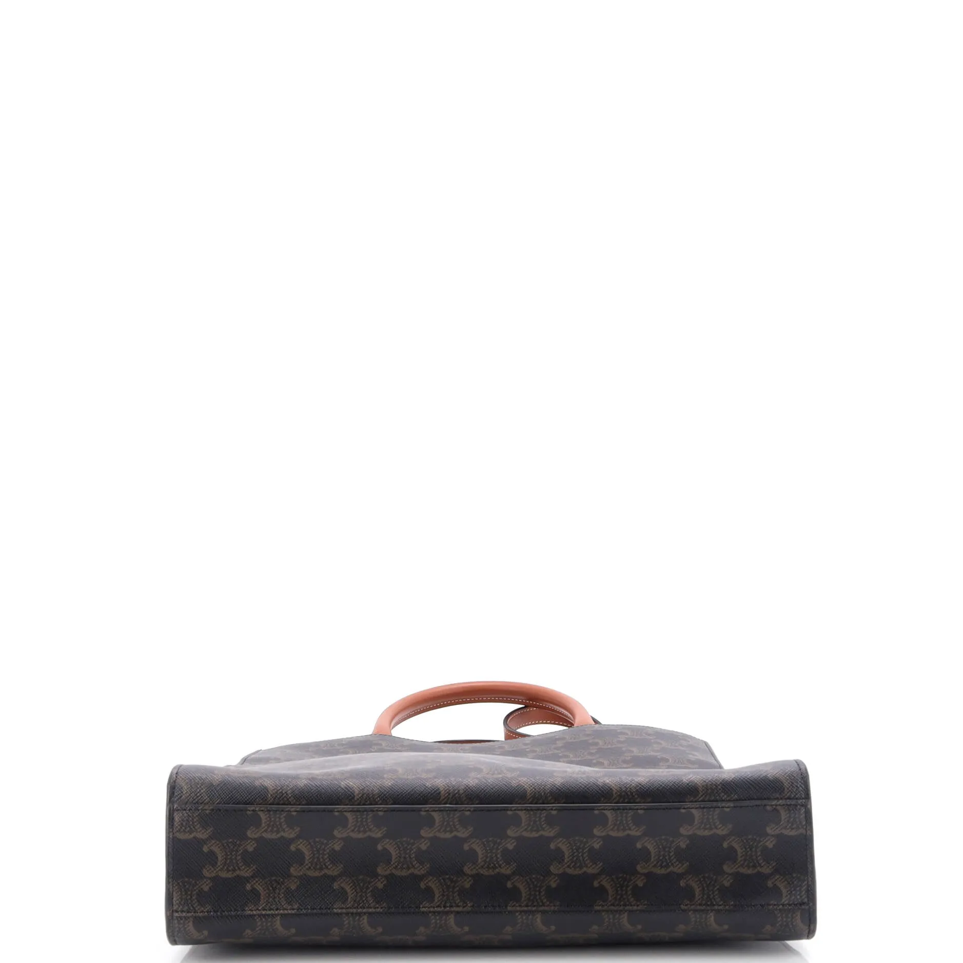 Pre-Loved Celine Vertical Cabas Tote Triomphe Coated Canvas Small sold by Zulily product image thumbnail 4