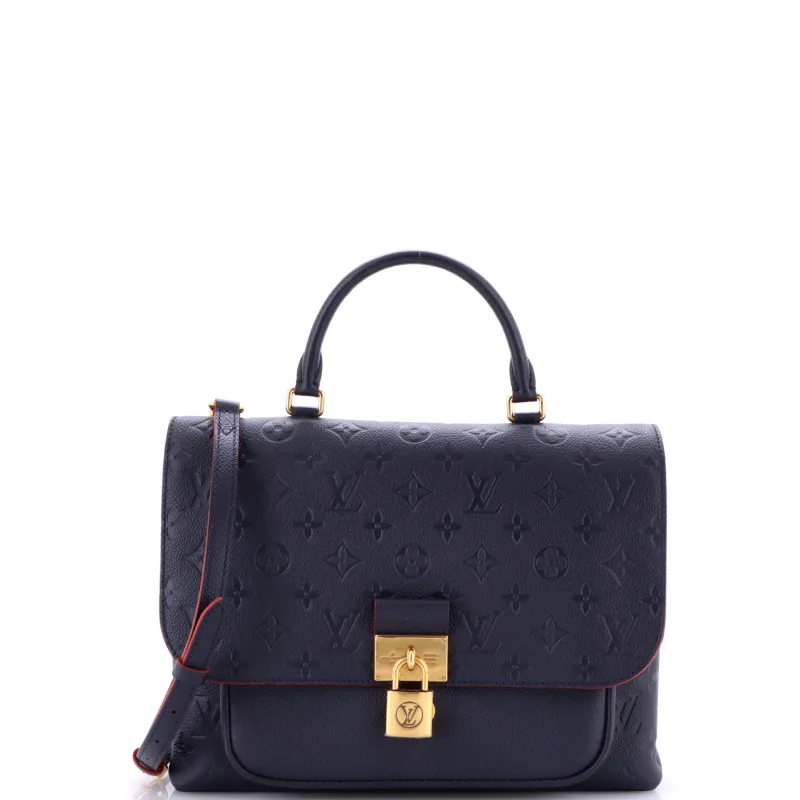 Pre-Loved Louis Vuitton Marignan Handbag Monogram Empreinte Leather sold by Zulily