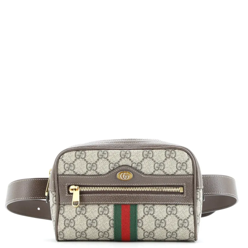 Pre-Loved Gucci Ophidia Belt Bag GG Coated Canvas Small sold by Zulily