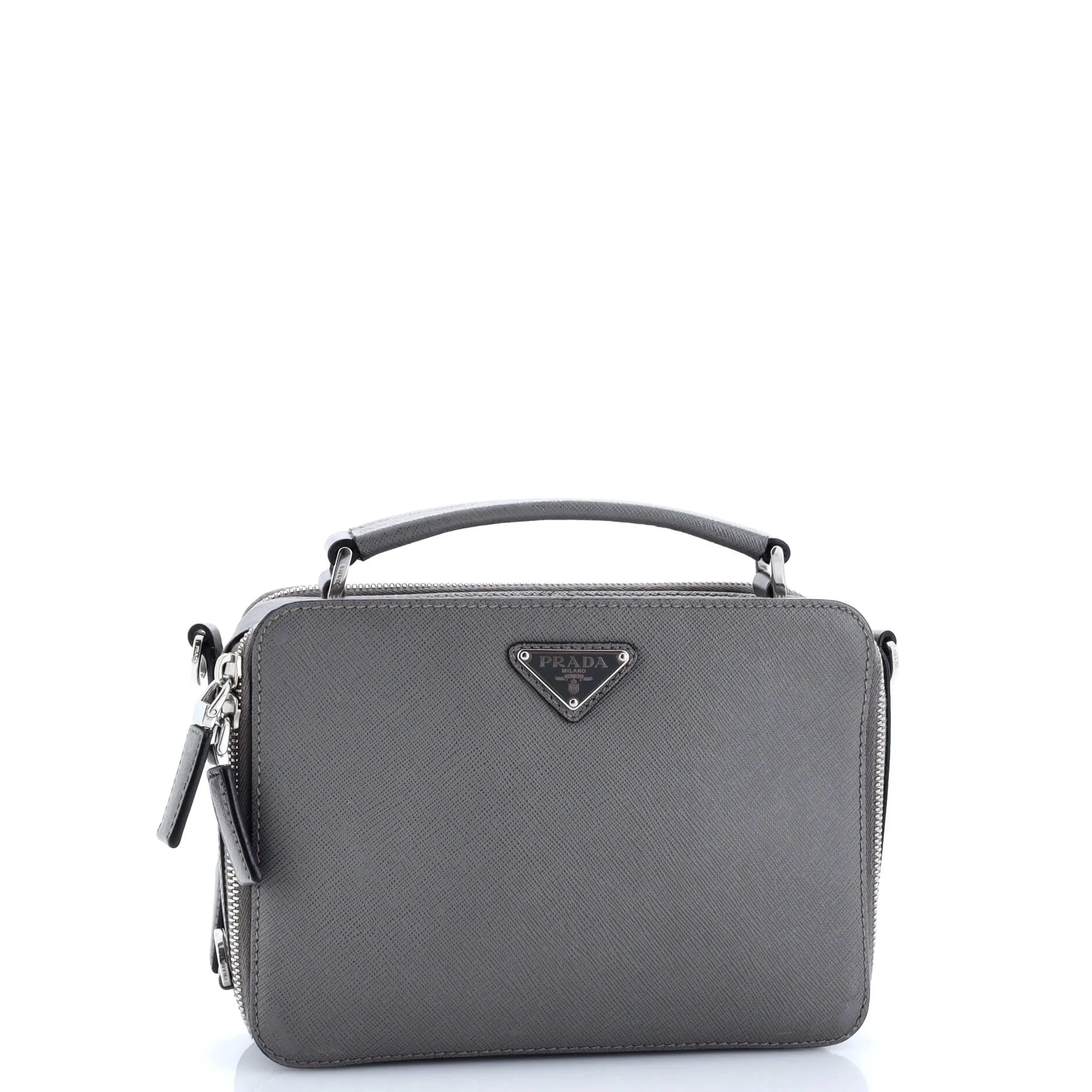 Pre-Loved Prada Brique Crossbody Bag Saffiano Leather Small sold by Zulily product image thumbnail 2