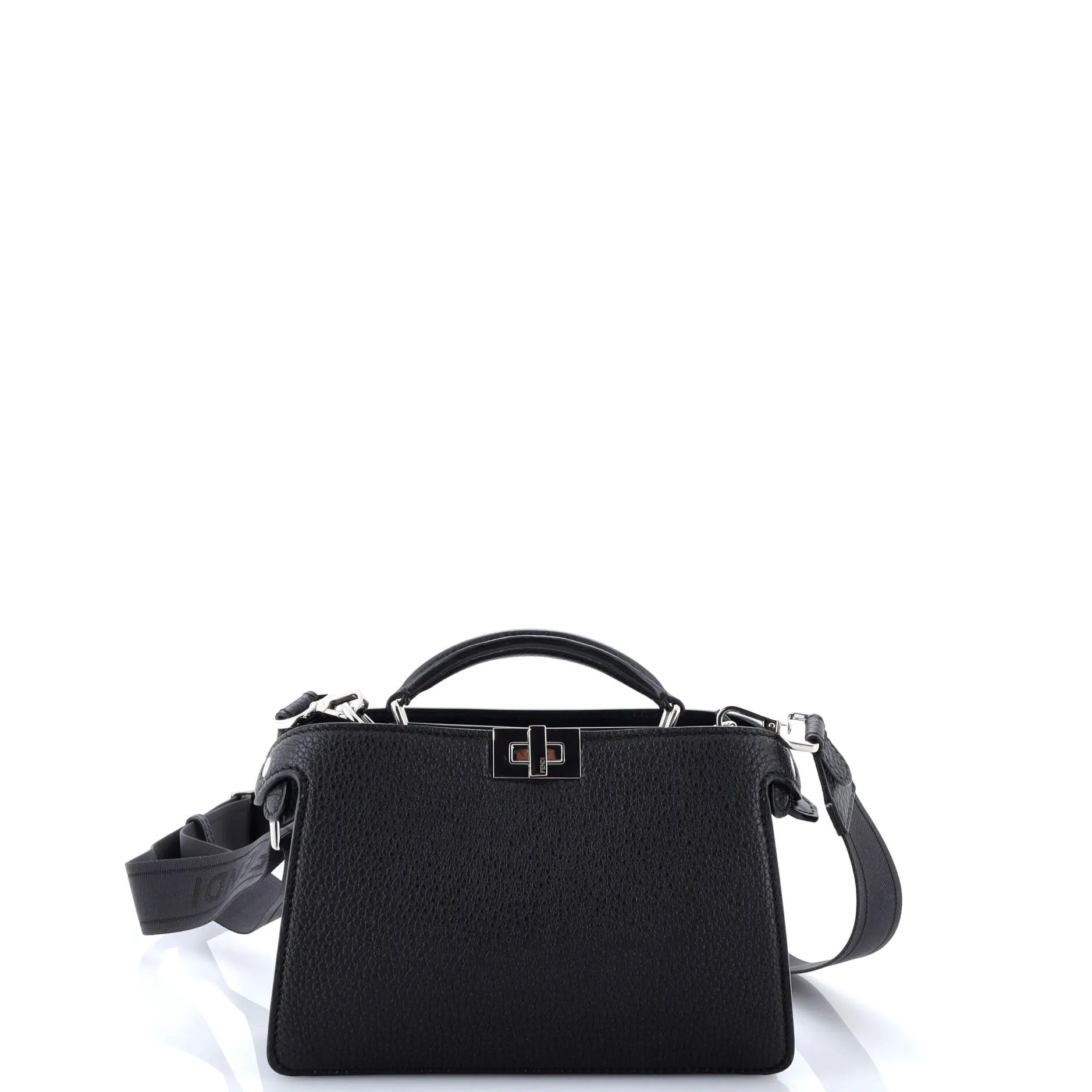 Pre-Loved Fendi Peekaboo ISeeU XCross Bag Zucca Leather sold by Zulily