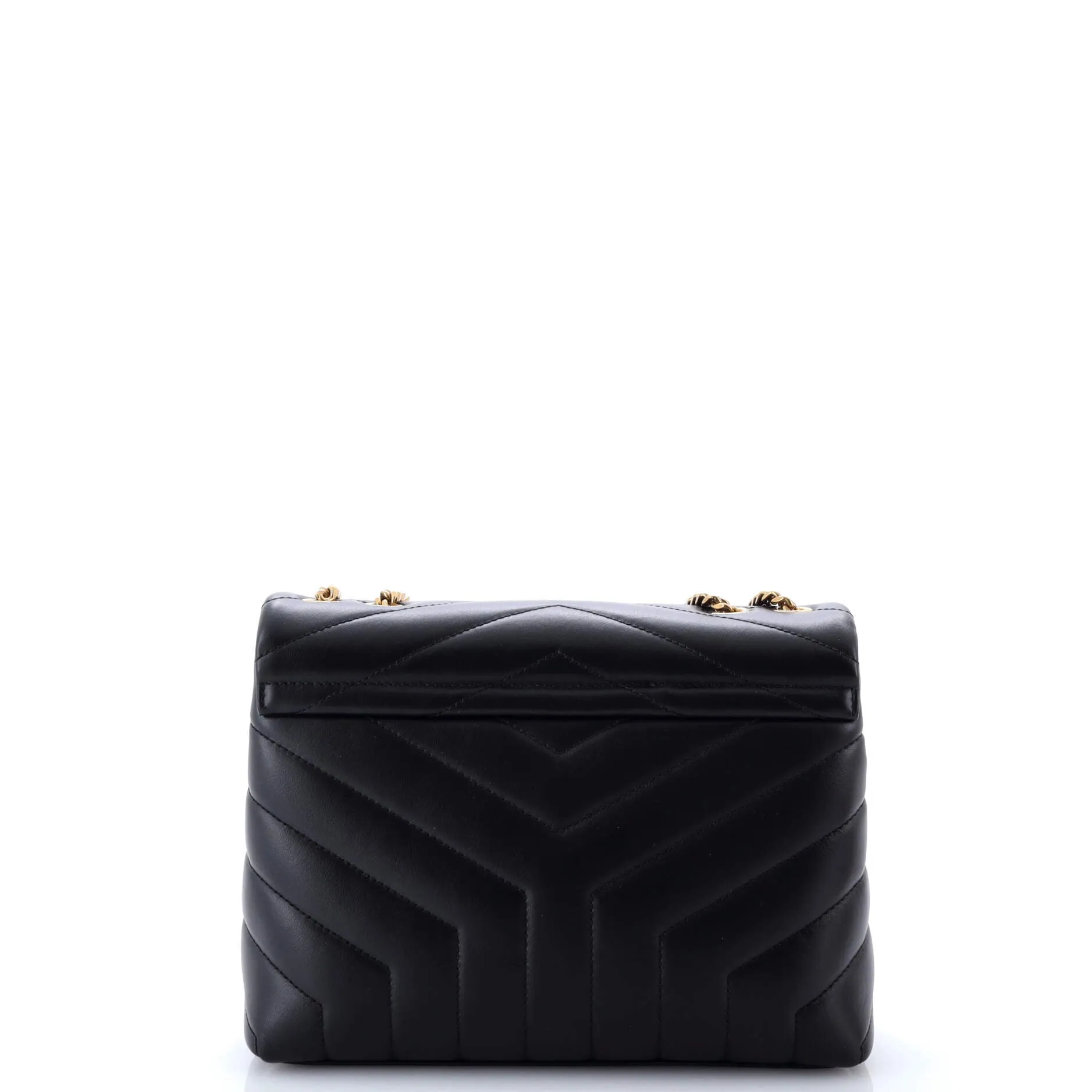 Pre-Loved Saint Laurent Loulou Shoulder Bag Matelasse Chevron Leather Small sold by Zulily product image thumbnail 3