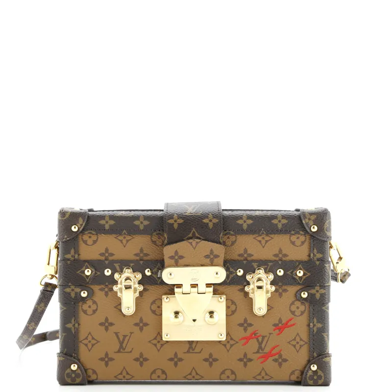 Pre-Loved Louis Vuitton Petite Malle Handbag Reverse Monogram Canvas sold by Zulily