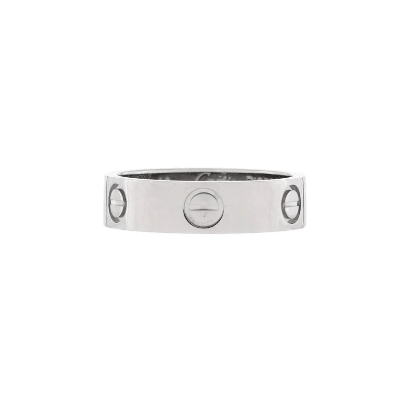 Pre-Loved Cartier Love Band Ring Platinum sold by Zulily