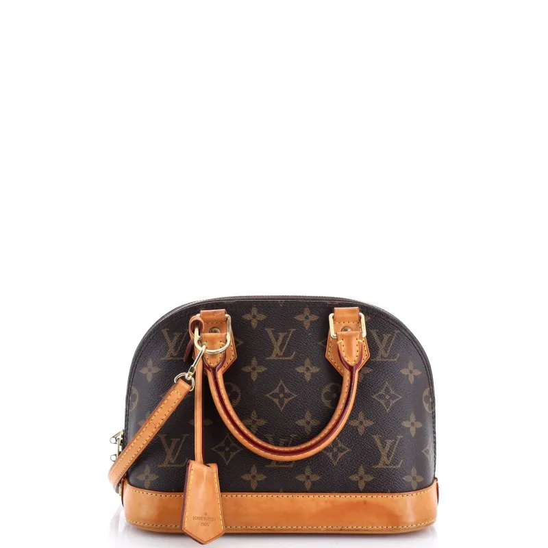 Pre-Loved Louis Vuitton Alma Handbag Monogram Canvas BB sold by Zulily