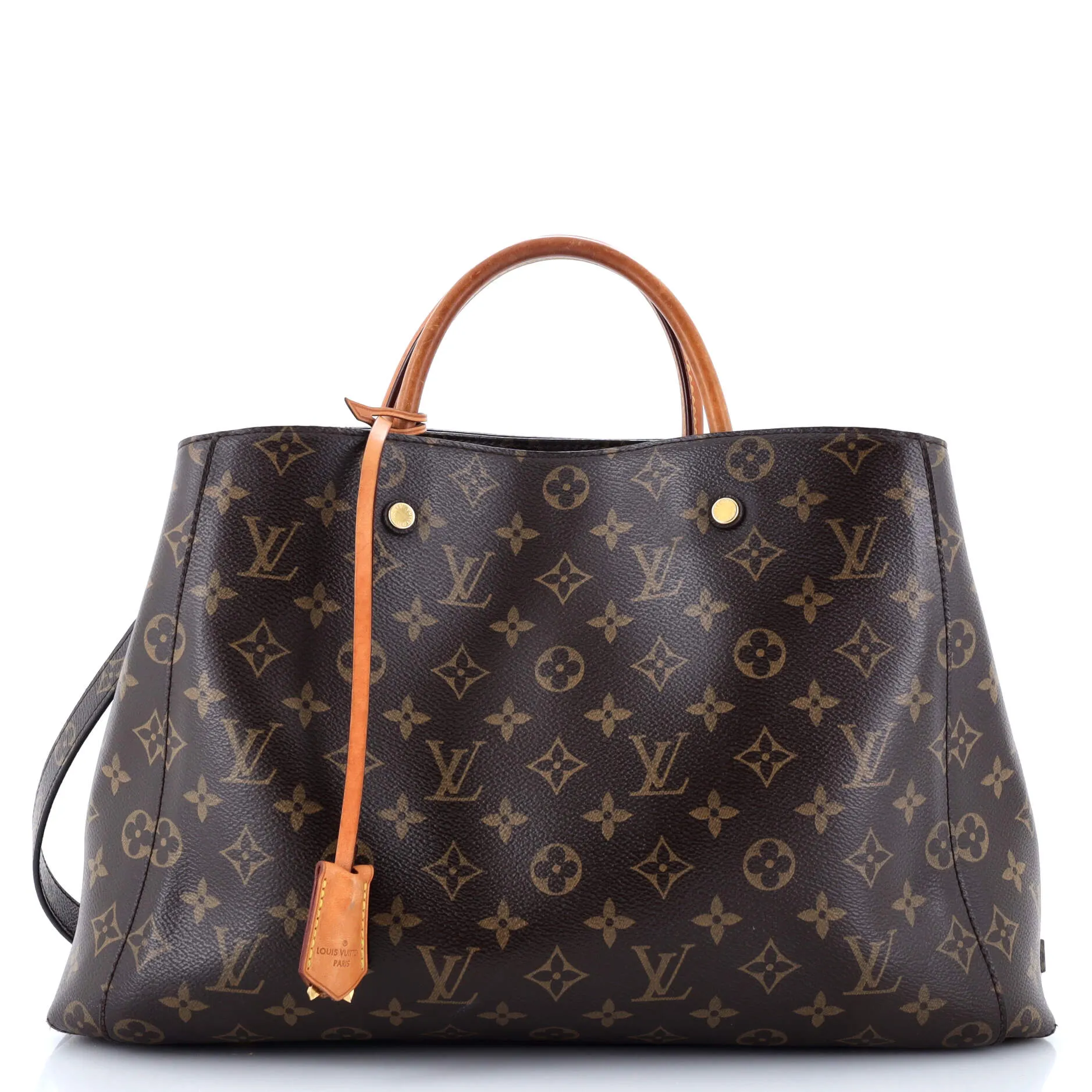 Pre-Loved Louis Vuitton Montaigne Handbag Monogram Canvas GM sold by Zulily