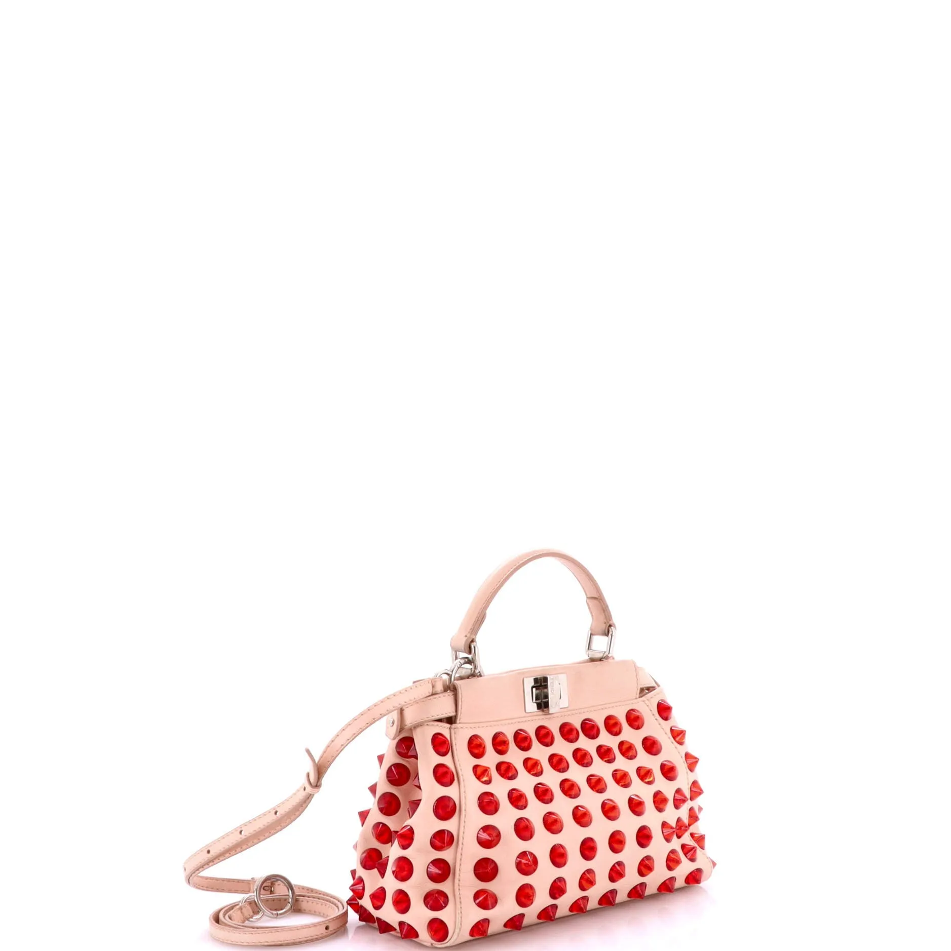 Pre-Loved Fendi Peekaboo Bag Studded Leather Mini sold by Zulily product image thumbnail 2