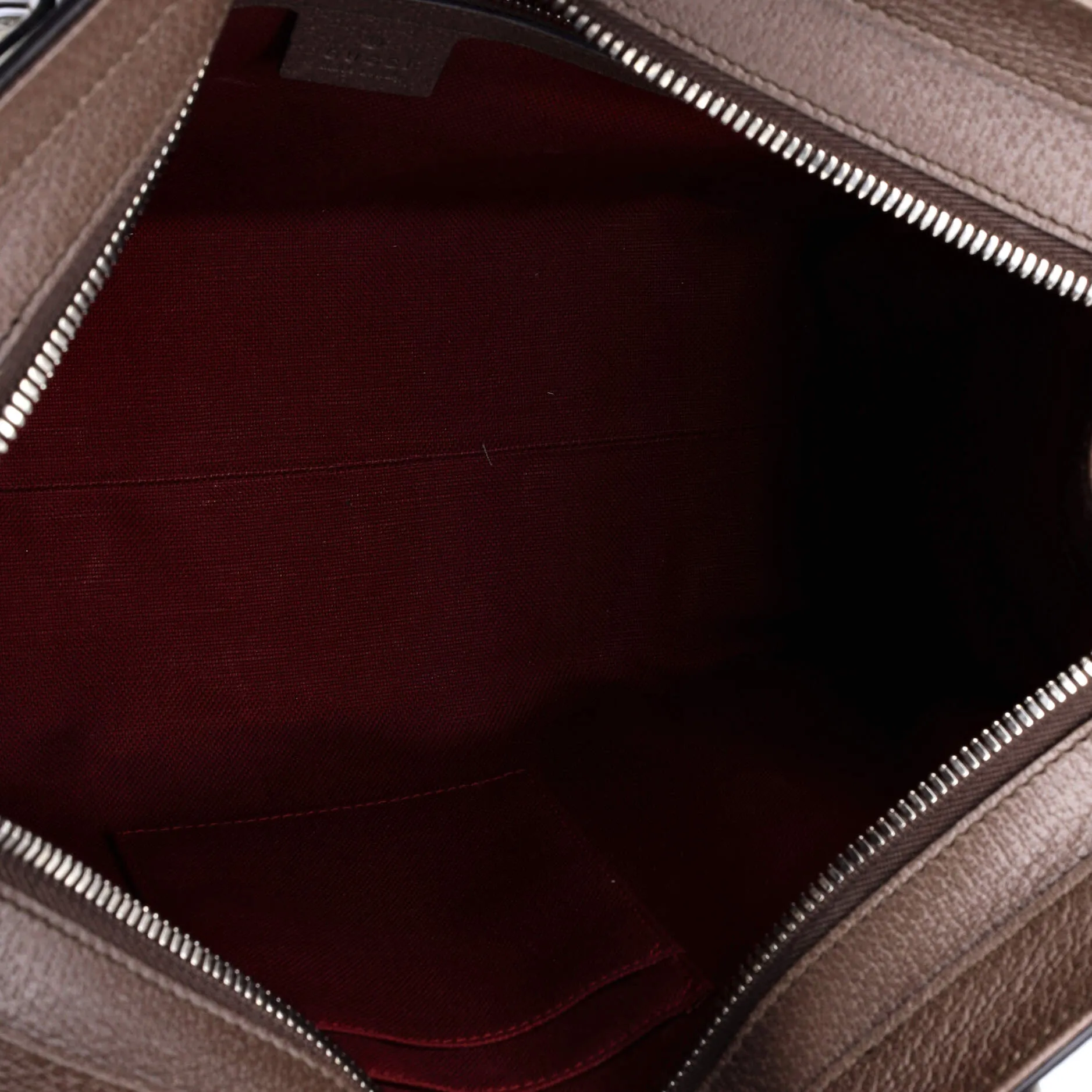 Pre-Loved Gucci Buckle Travel Tote GG Coated Canvas with Leather Medium sold by Zulily product image thumbnail 5