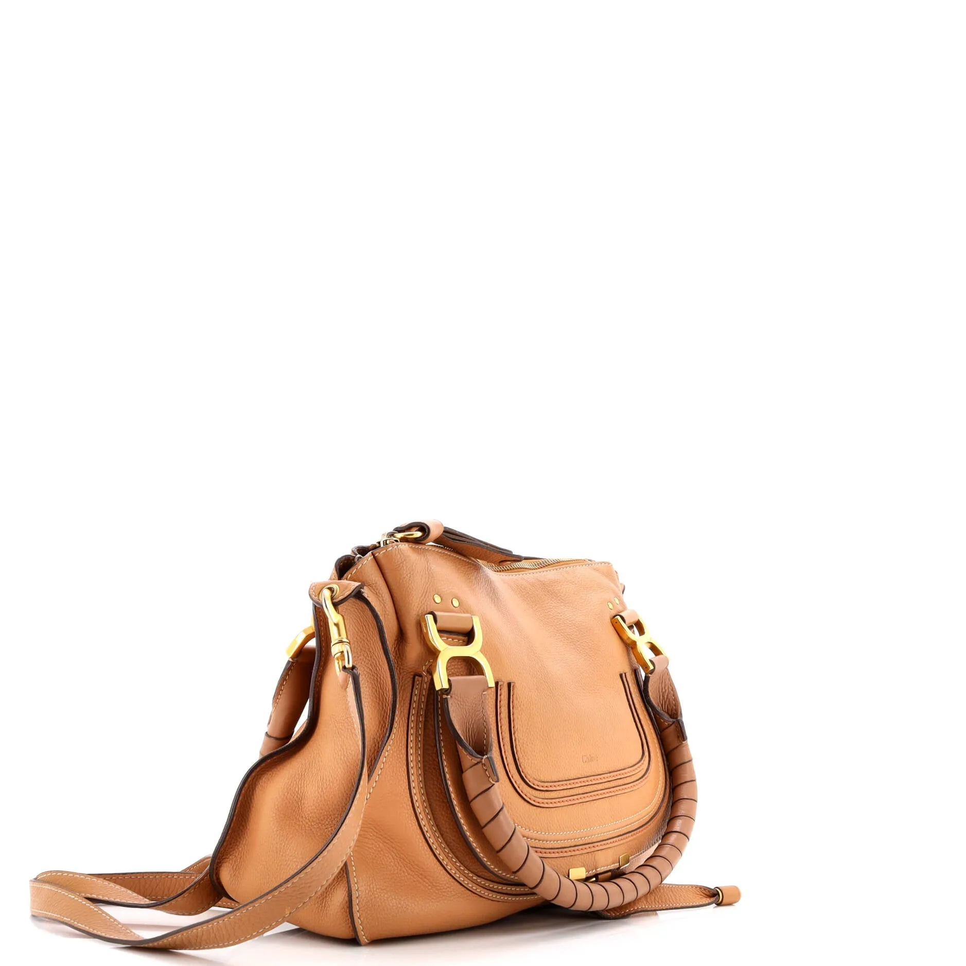 Pre-Loved Chloe Marcie Satchel Leather Medium sold by Zulily product image thumbnail 2
