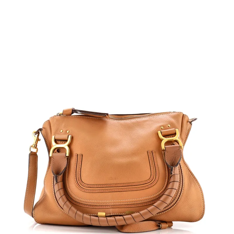 Pre-Loved Chloe Marcie Satchel Leather Medium sold by Zulily