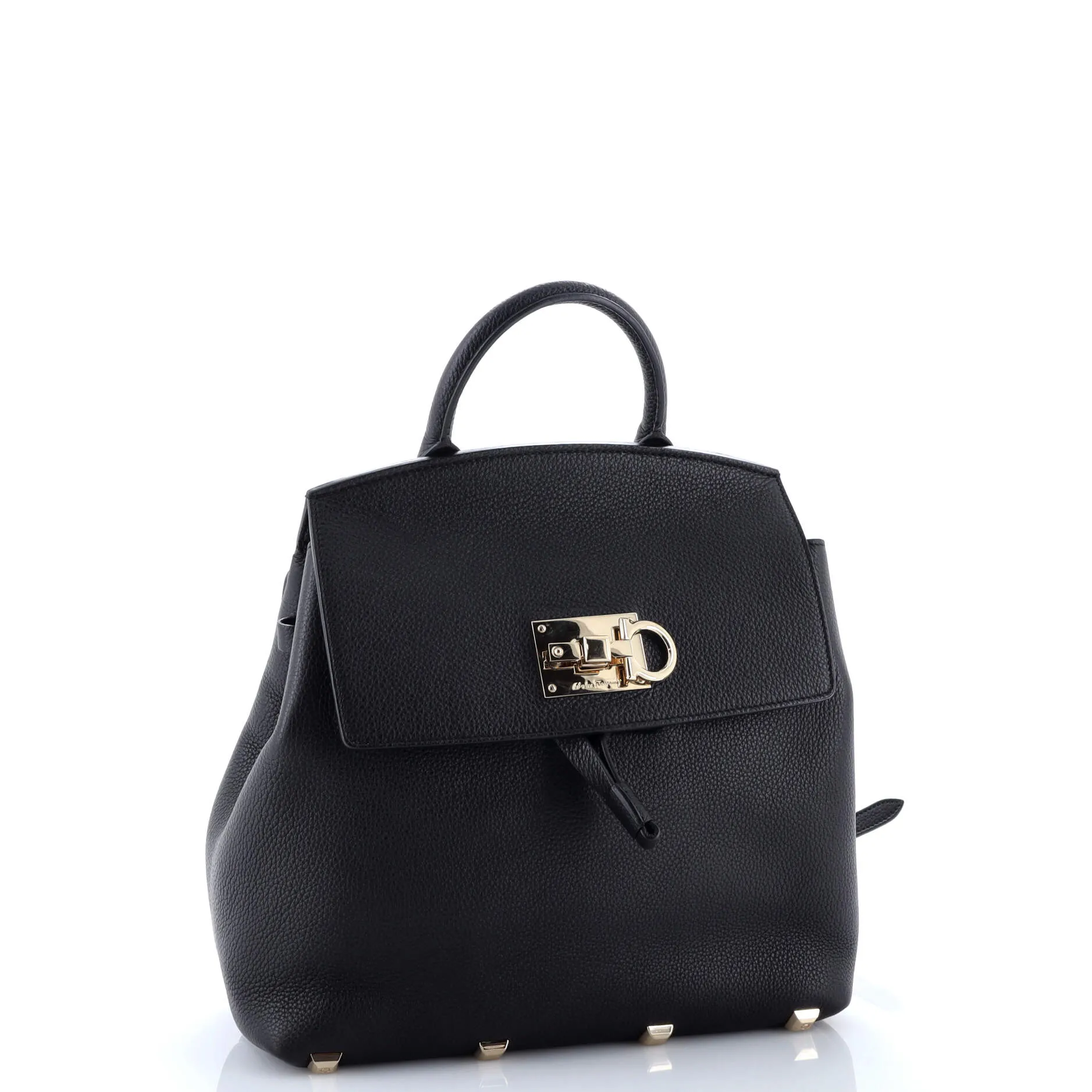 Pre-Loved Ferragamo Studio Backpack Leather sold by Zulily product image thumbnail 2