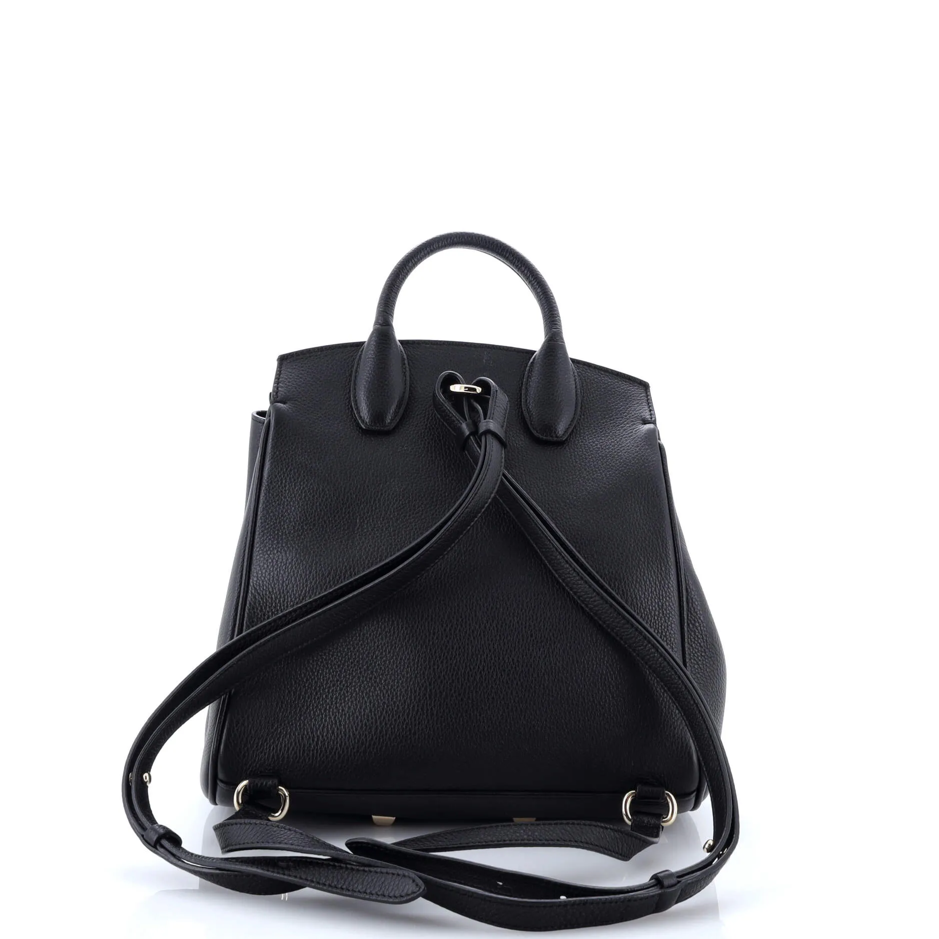 Pre-Loved Ferragamo Studio Backpack Leather sold by Zulily product image thumbnail 3