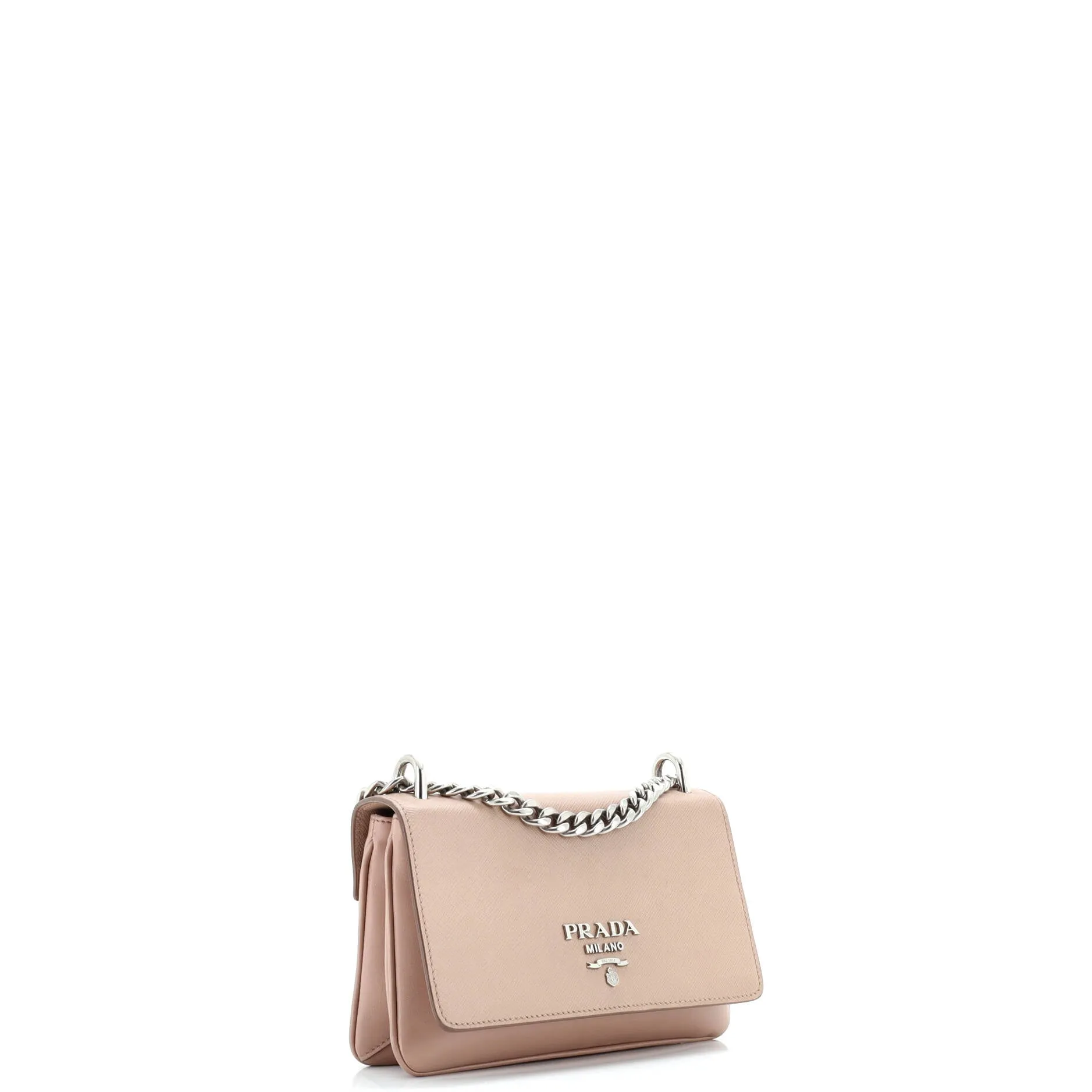 Pre-Loved Prada Chain Flap Crossbody Bag Saffiano and Soft Calf Small sold by Zulily product image thumbnail 2