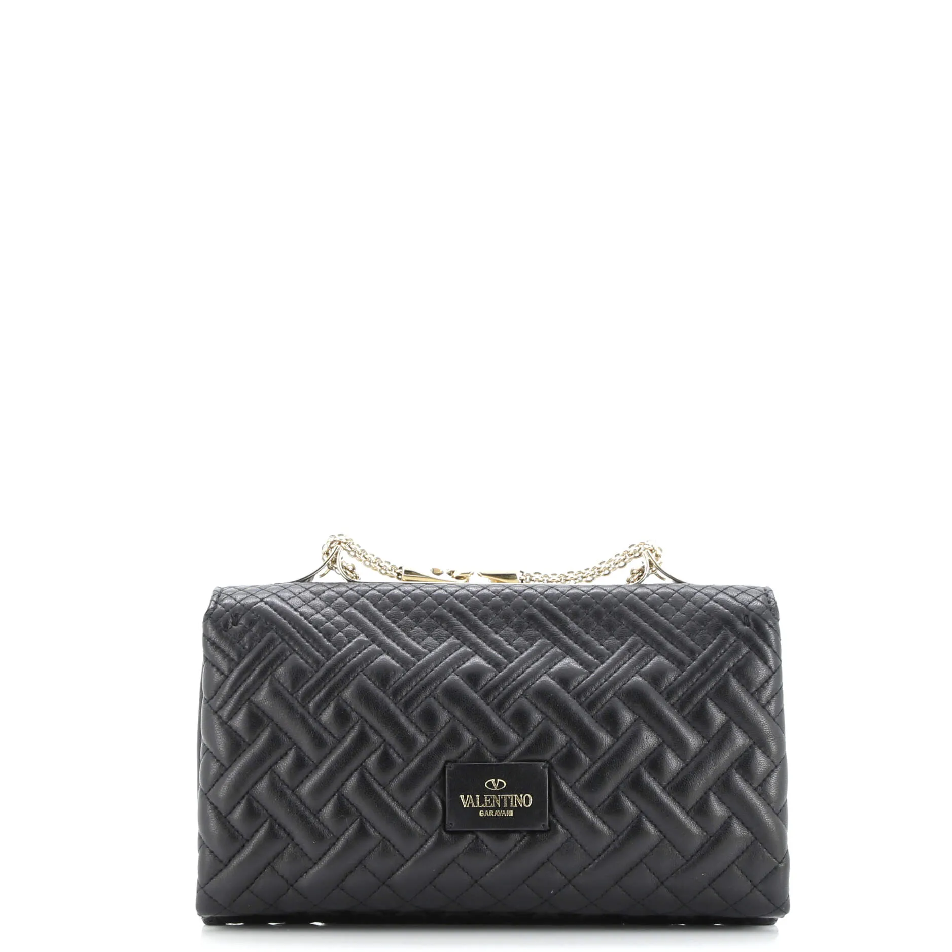 Pre-Loved Valentino Girello Shoulder Bag Quilted Leather Medium sold by Zulily product image thumbnail 3