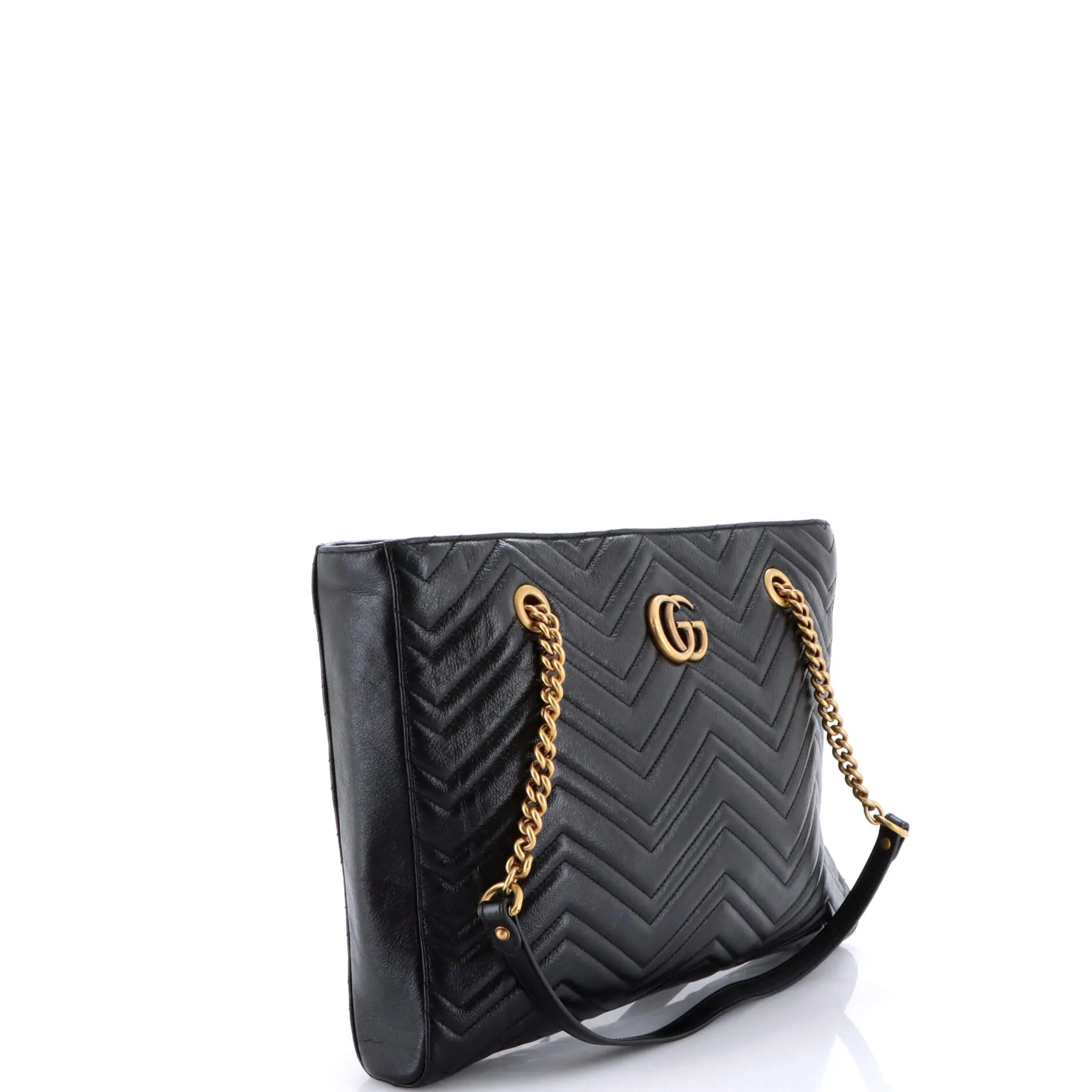 Pre-Loved Gucci GG Marmont Zip Tote Matelasse Leather Medium sold by Zulily product image thumbnail 2