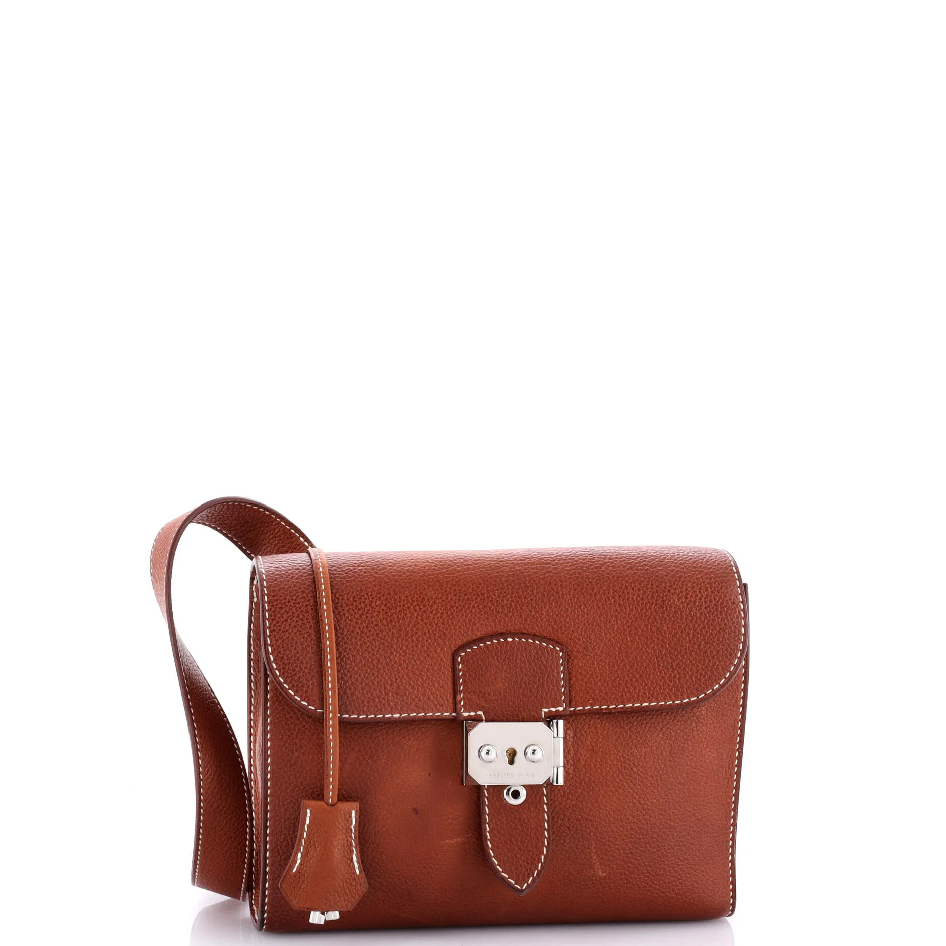 Pre-Loved Hermes Sac a Depeches Messenger Bag Barenia Faubourg 21 sold by Zulily product image thumbnail 3
