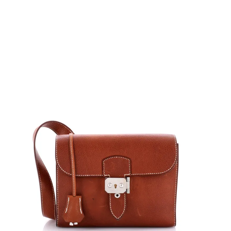 Pre-Loved Hermes Sac a Depeches Messenger Bag Barenia Faubourg 21 made by Hermes
