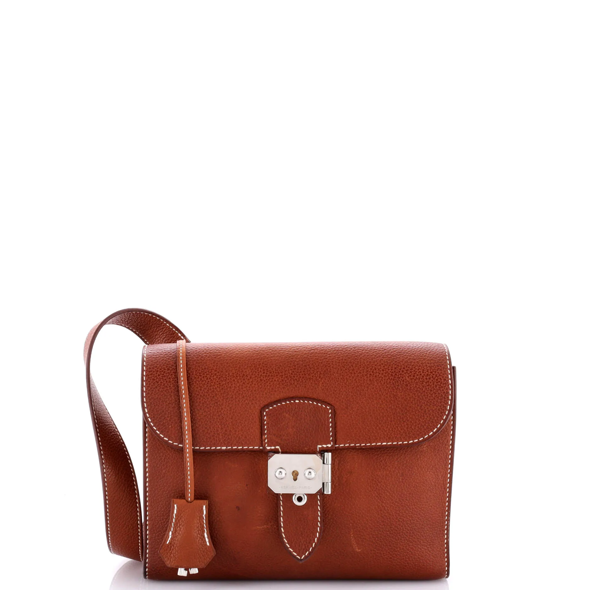 Pre-Loved Hermes Sac a Depeches Messenger Bag Barenia Faubourg 21 sold by Zulily