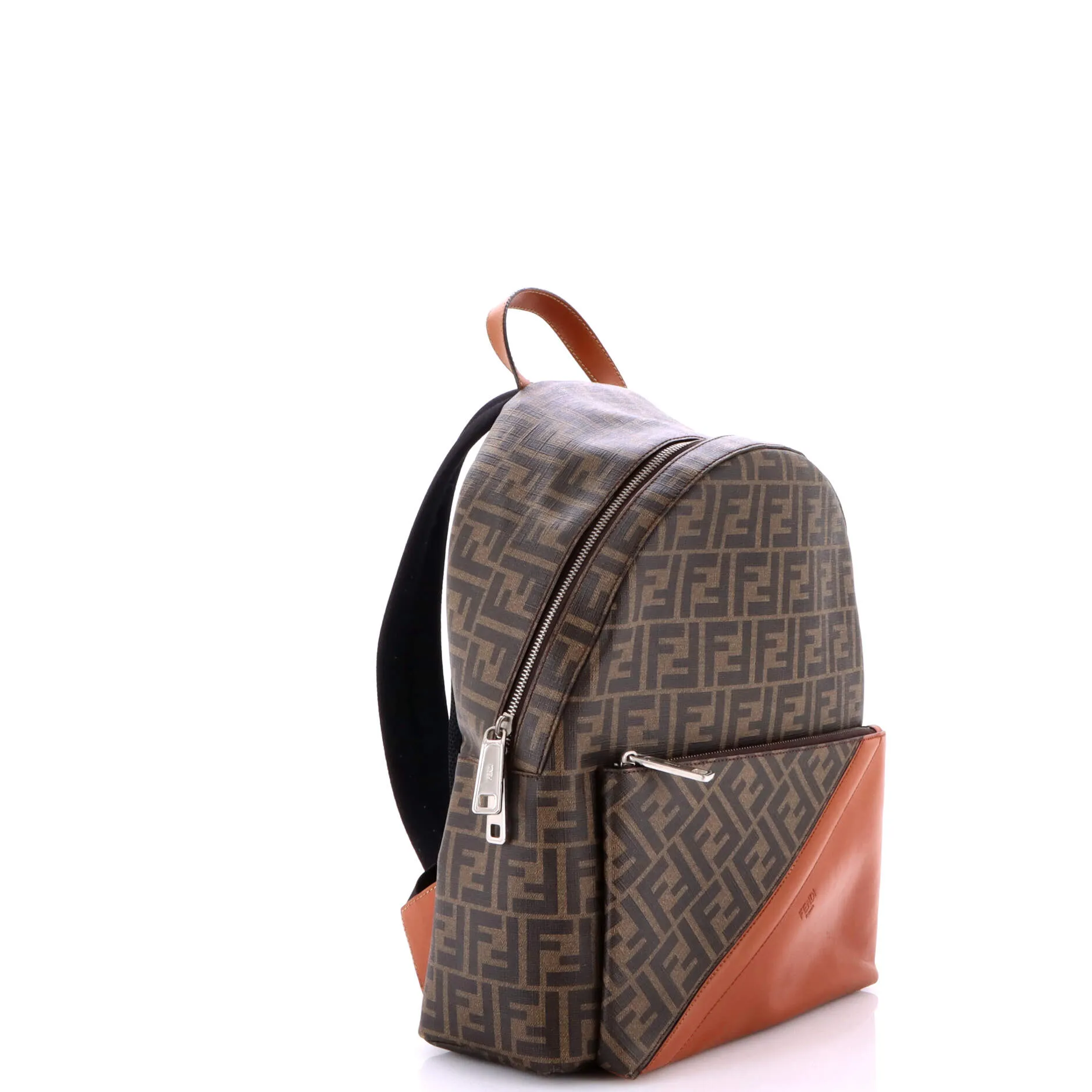 Pre-Loved Fendi Front Pocket Backpack Zucca Coated Canvas and Leather sold by Zulily product image thumbnail 2