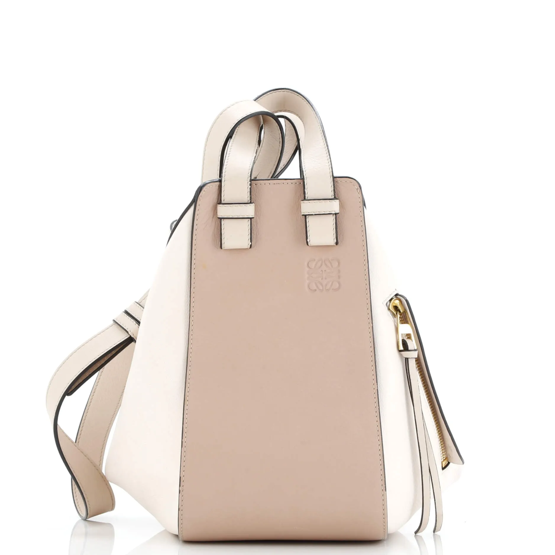 Pre-Loved Loewe Hammock Bag Leather Small sold by Zulily