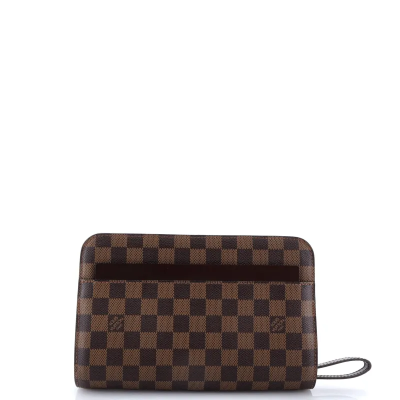 Pre-Loved Louis Vuitton Pochette Saint Louis Damier sold by Zulily