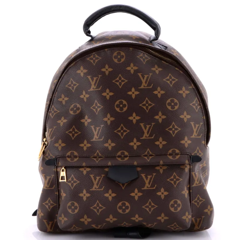 Pre-Loved Louis Vuitton Palm Springs Backpack Monogram Canvas MM sold by Zulily