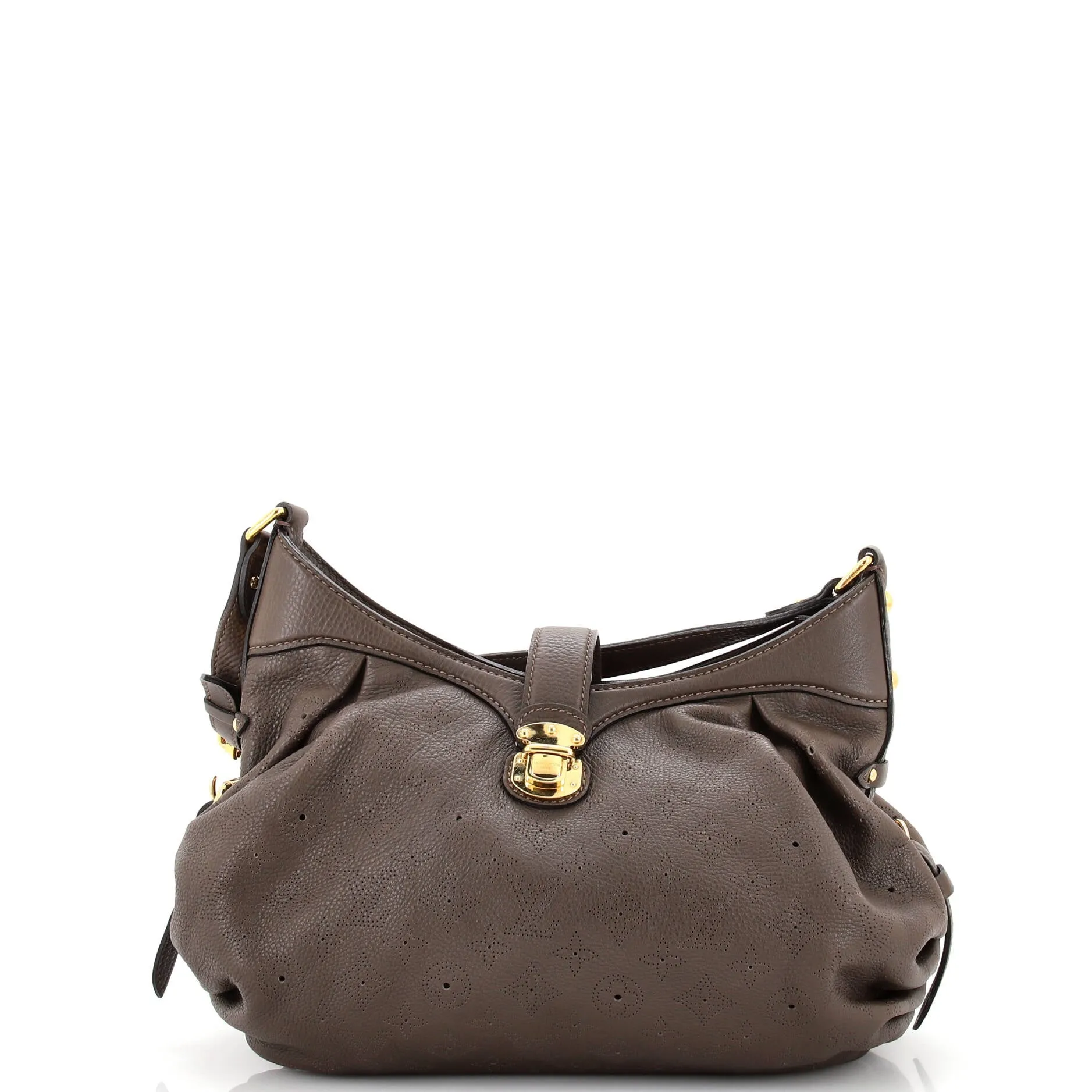 Pre-Loved Louis Vuitton Solar Handbag Mahina Leather PM sold by Zulily