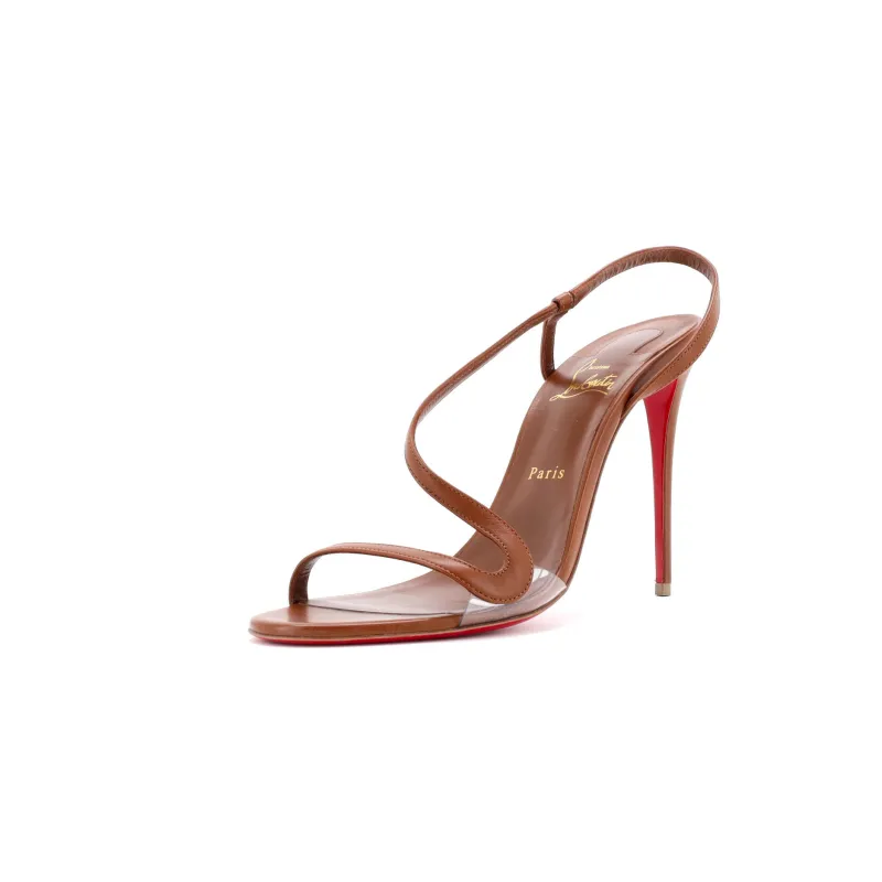 Pre-Loved Christian Louboutin Women's Rosalie Slingback Heeled Sandals Leather 100 sold by Zulily
