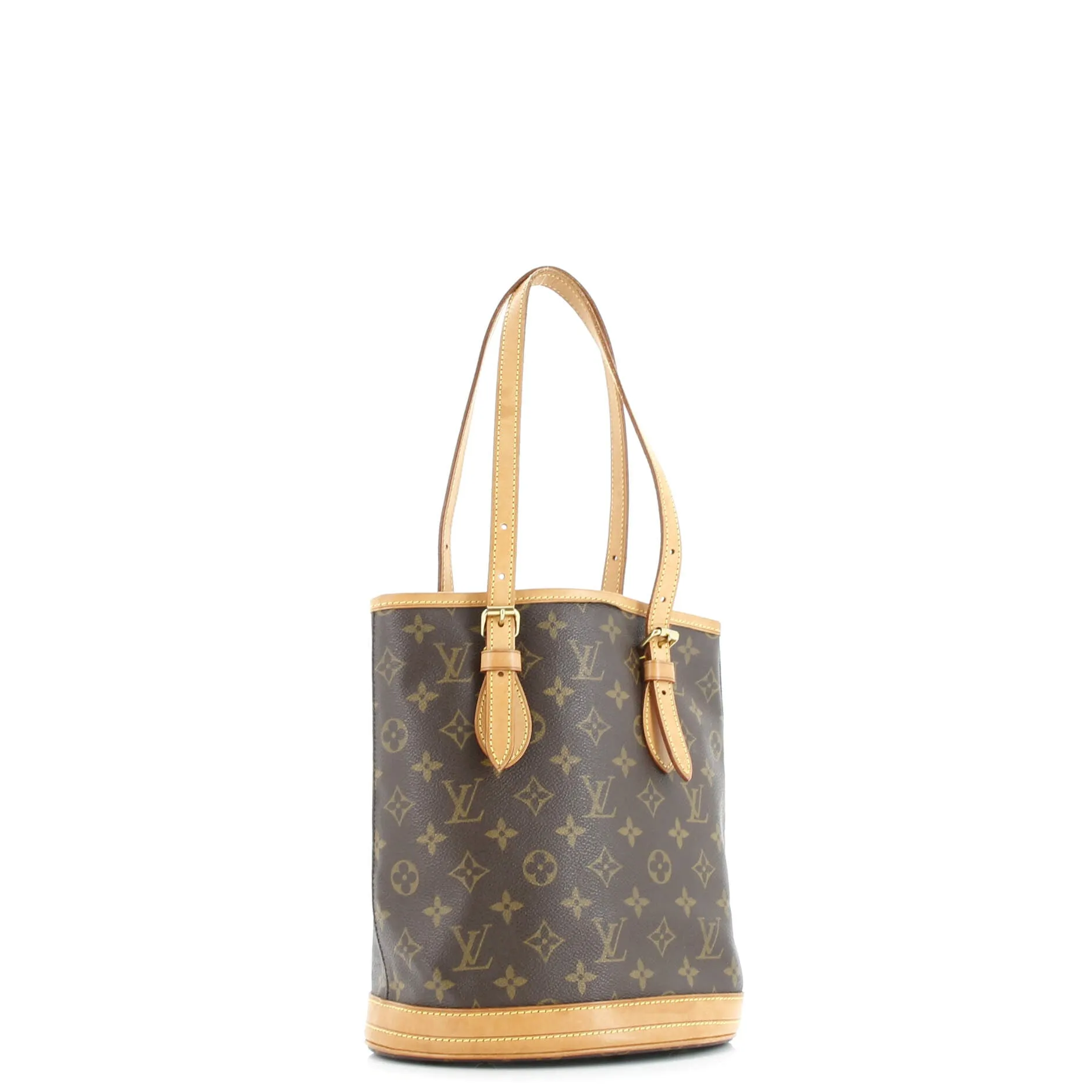 Pre-Loved Louis Vuitton Petit Bucket Bag Monogram Canvas sold by Zulily product image thumbnail 4