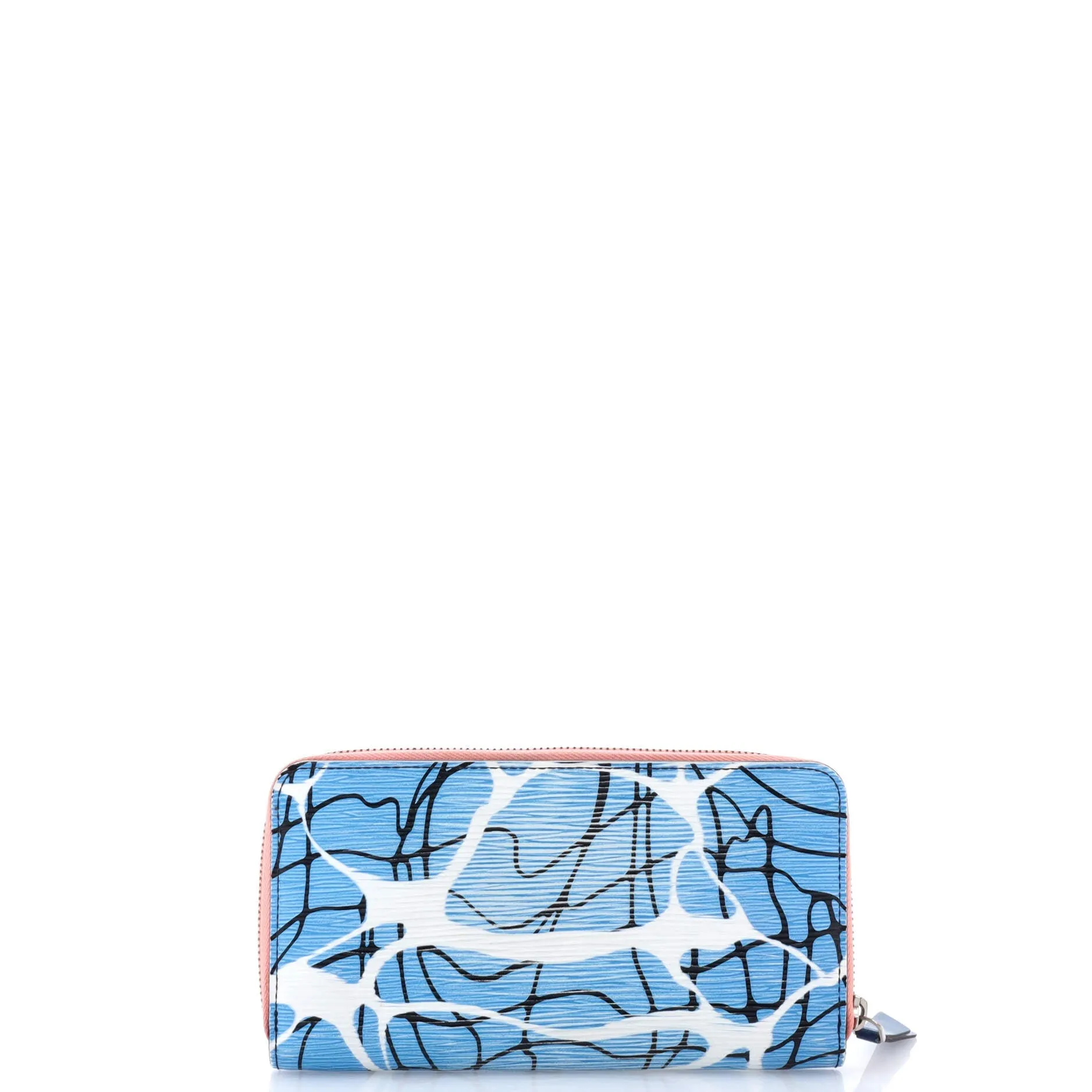 Pre-Loved Louis Vuitton Zippy Wallet Limited Edition Aqua Print Epi Leather sold by Zulily product image thumbnail 3