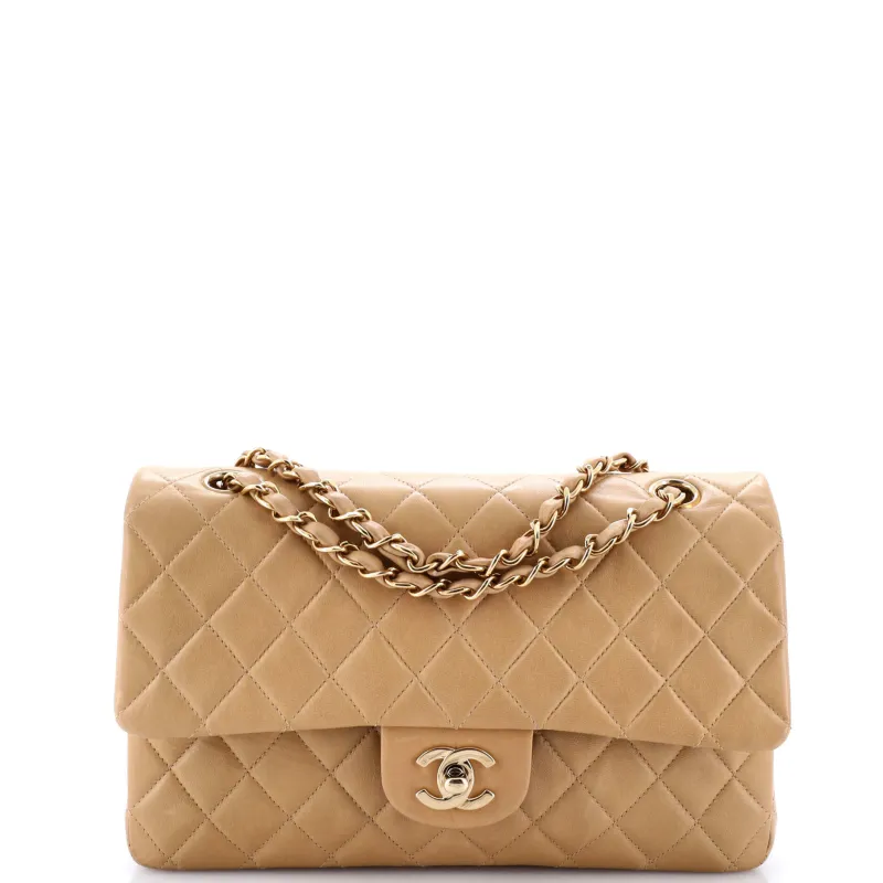 Pre-Loved Chanel Classic Double Flap Bag Quilted Lambskin Medium sold by Zulily