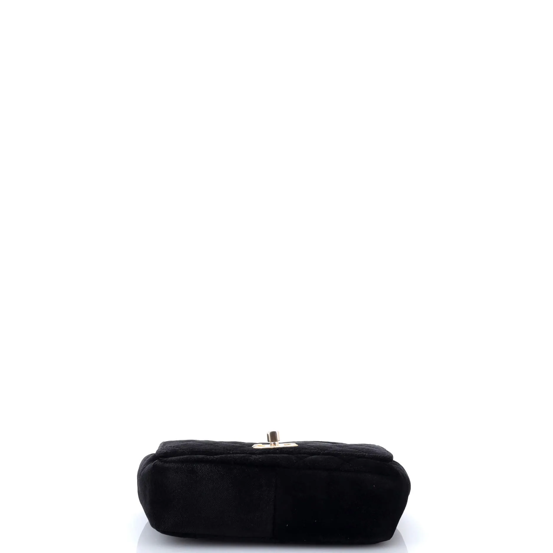 Pre-Loved Chanel Private Affair Camellia Flap Bag Quilted Velvet Small sold by Zulily product image thumbnail 4