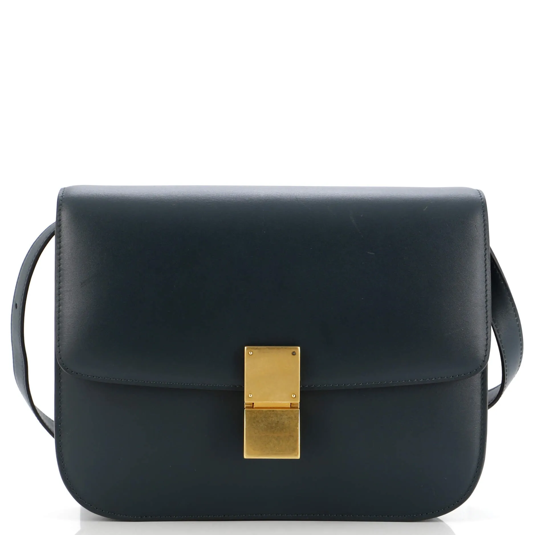 Pre-Loved Celine Classic Box Bag Smooth Leather Medium sold by Zulily