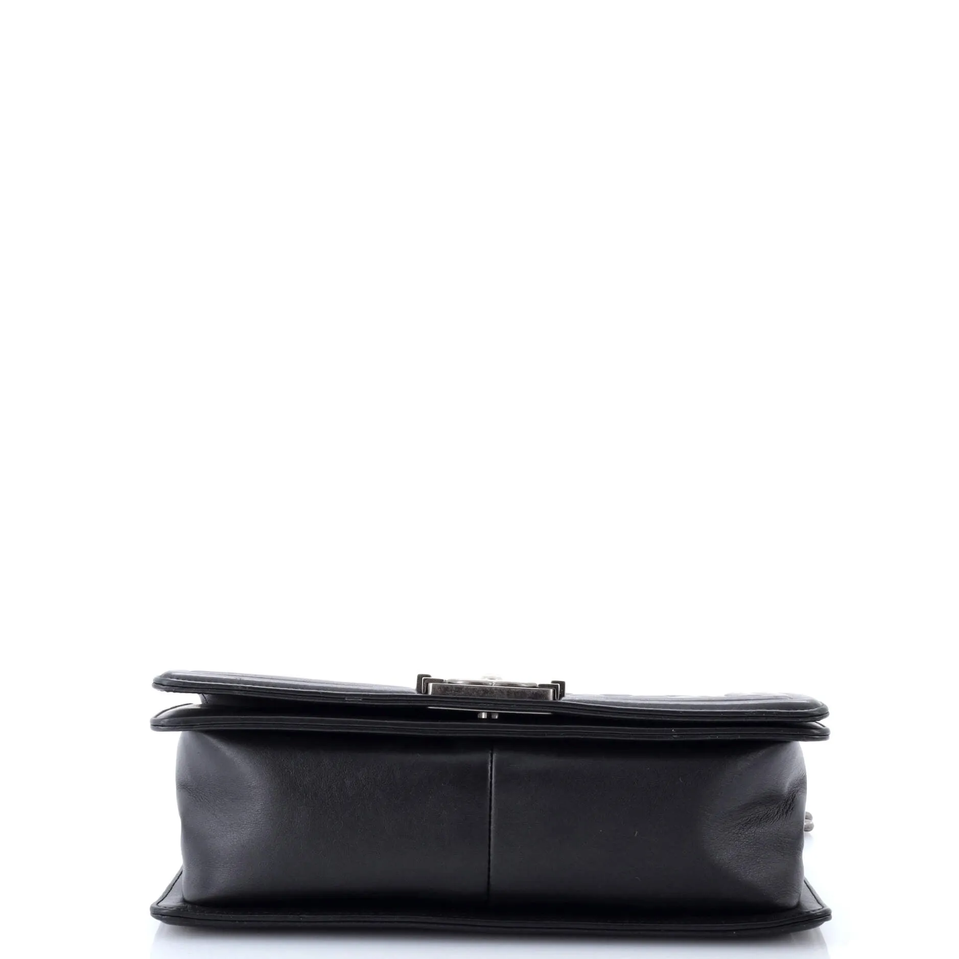 Pre-Loved Chanel Boy Flap Bag Quilted Lambskin Old Medium sold by Zulily product image thumbnail 4