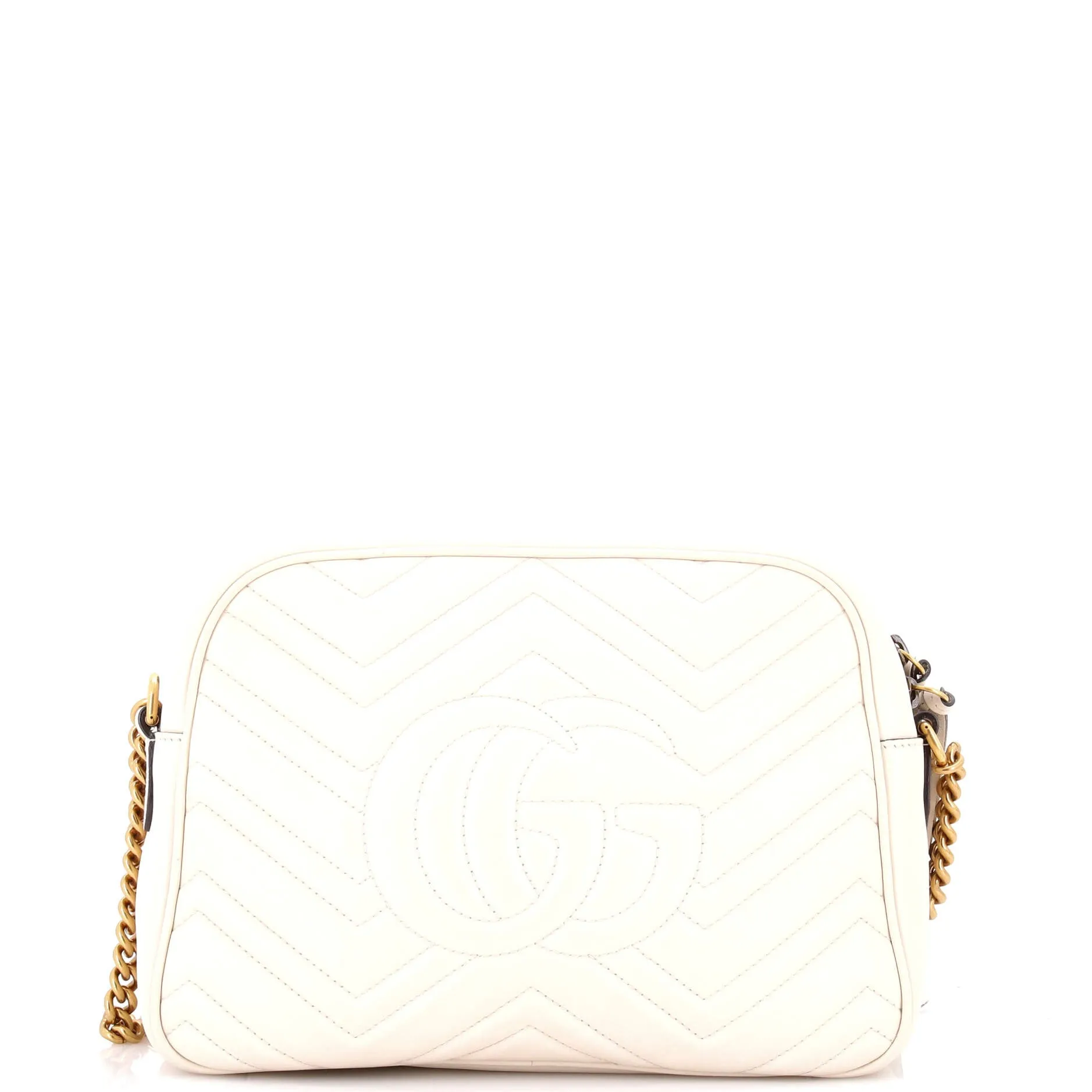 Pre-Loved Gucci GG Marmont Shoulder Bag Matelasse Leather Medium sold by Zulily product image thumbnail 3