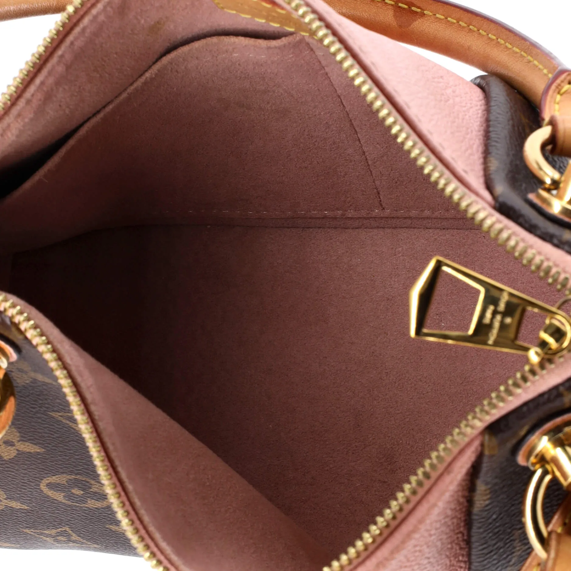 Pre-Loved Louis Vuitton V Tote Monogram Canvas and Leather BB sold by Zulily product image thumbnail 5