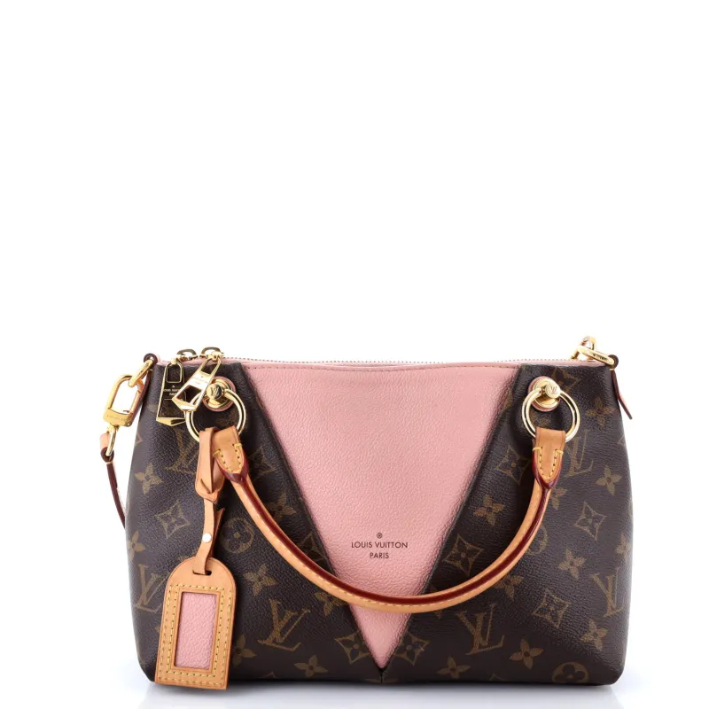 Pre-Loved Louis Vuitton V Tote Monogram Canvas and Leather BB sold by Zulily