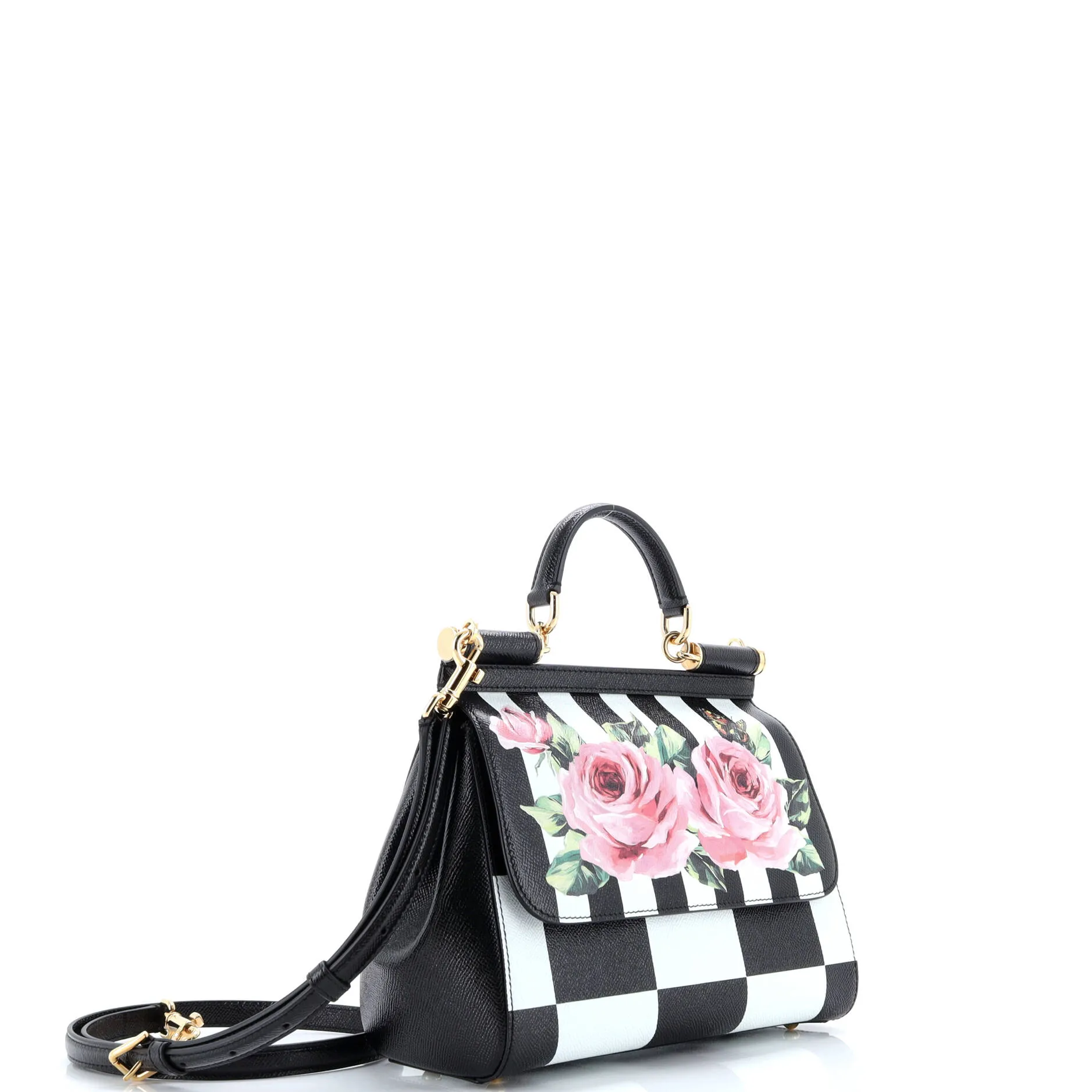 Pre-Loved Dolce Gabbana Miss Sicily Bag Printed Leather Medium sold by Zulily product image thumbnail 2