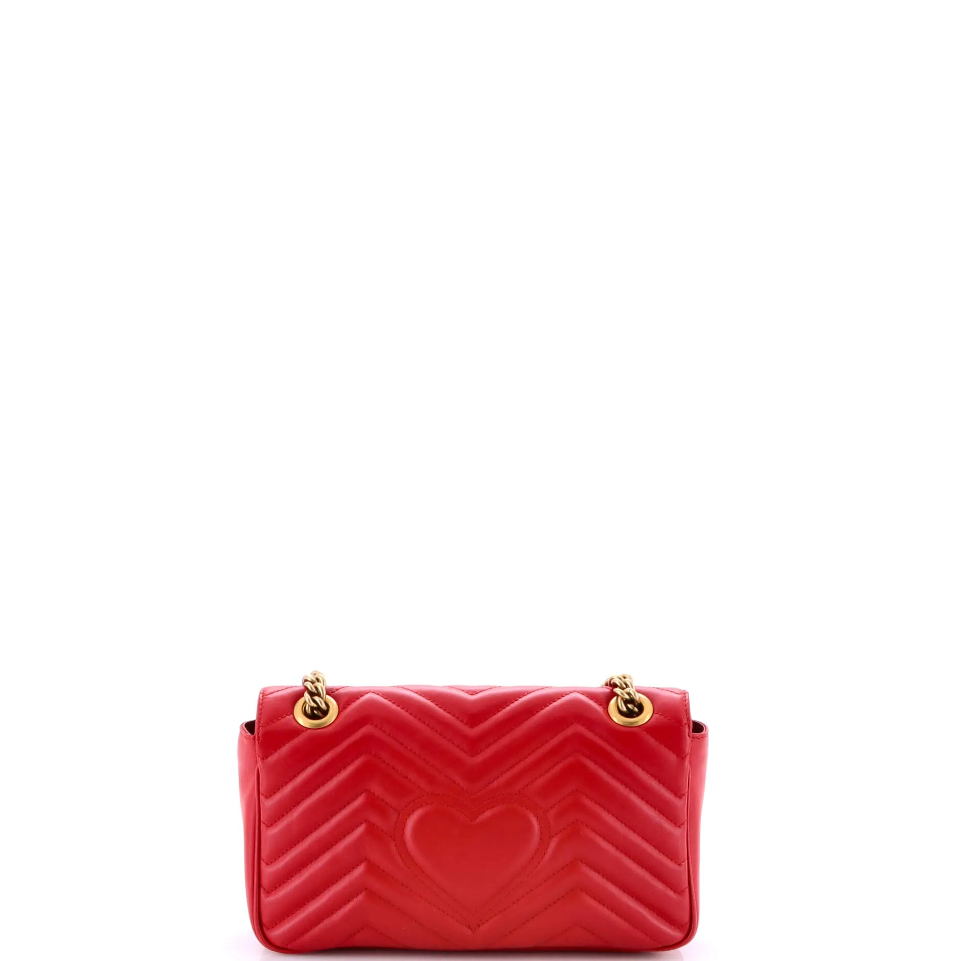 Pre-Loved Gucci GG Marmont Flap Bag Matelasse Leather Medium sold by Zulily product image thumbnail 3