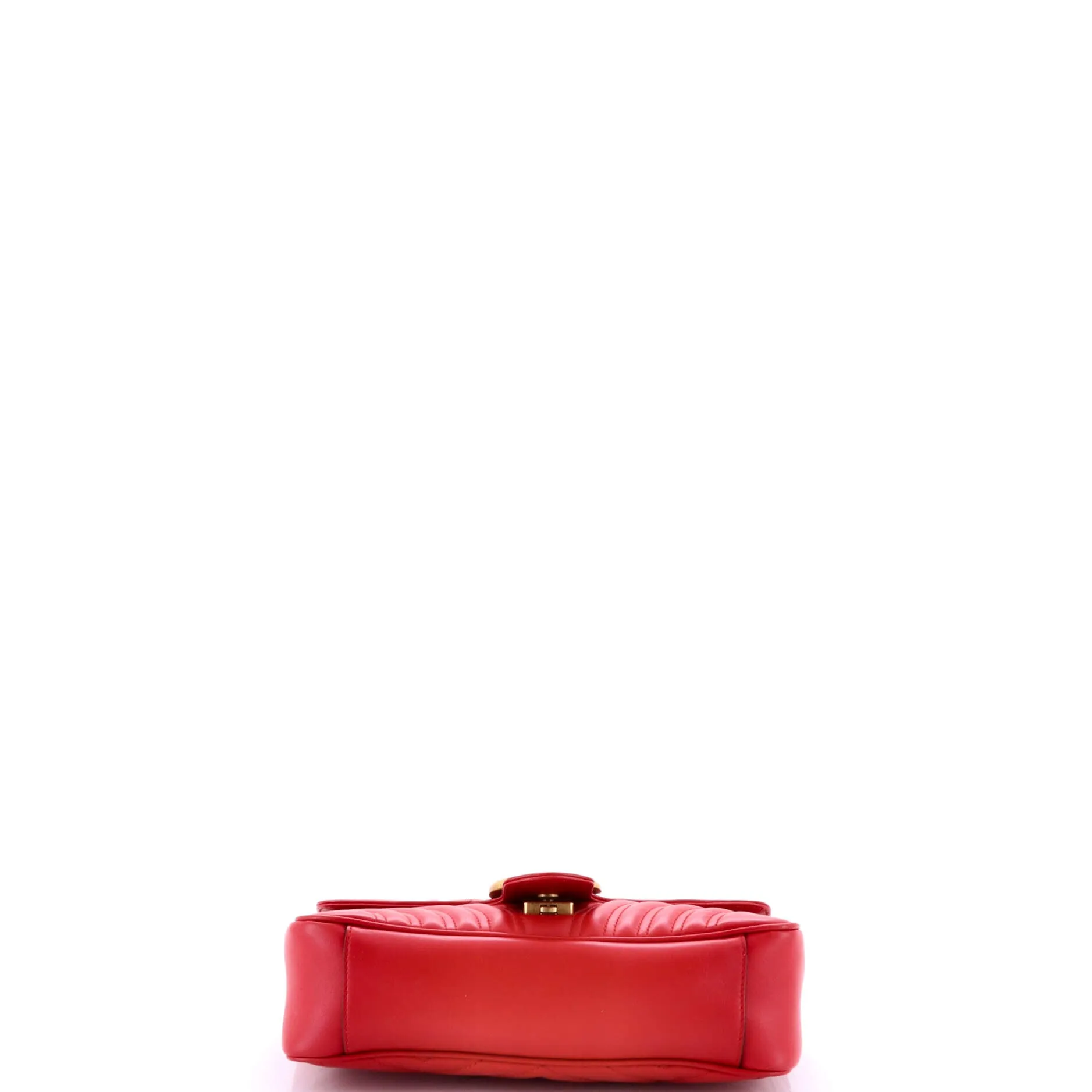 Pre-Loved Gucci GG Marmont Flap Bag Matelasse Leather Medium sold by Zulily product image thumbnail 4