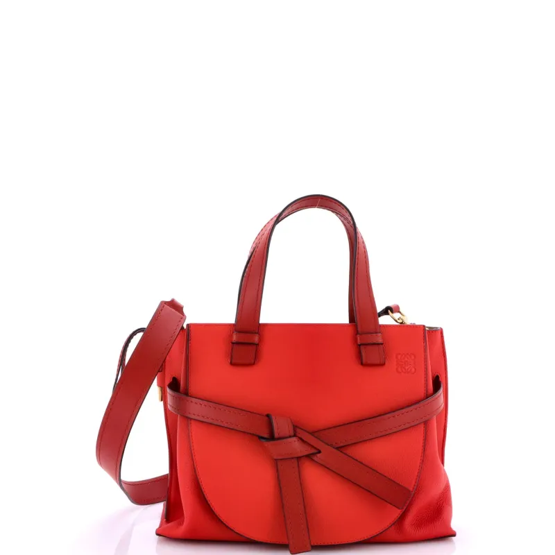 Pre-Loved Loewe Gate Tote Leather Small sold by Zulily