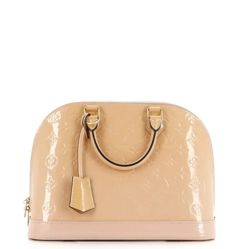 Pre-Loved Louis Vuitton Alma Handbag Monogram Vernis BB sold by Zulily