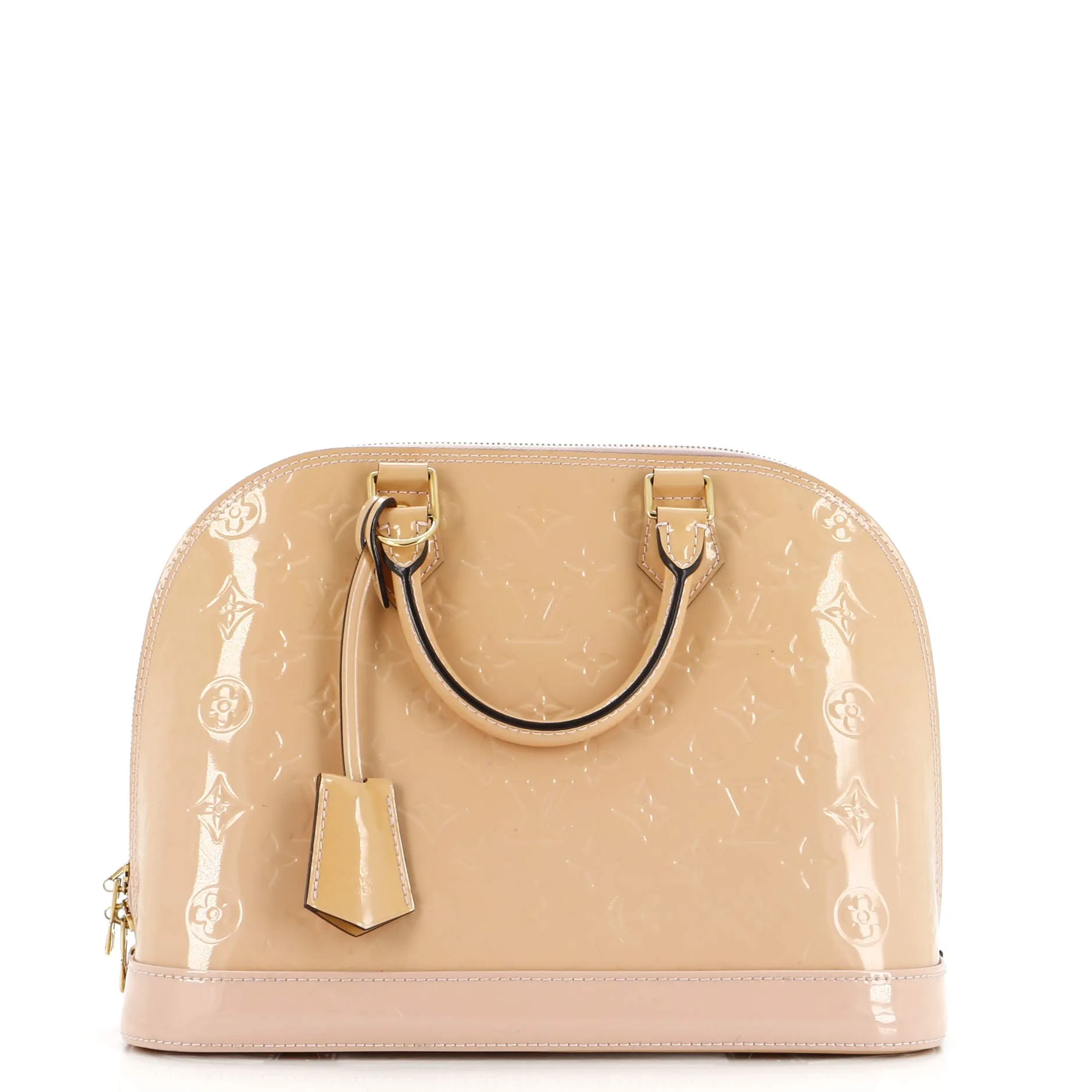 Pre-Loved Louis Vuitton Alma Handbag Monogram Vernis BB sold by Zulily