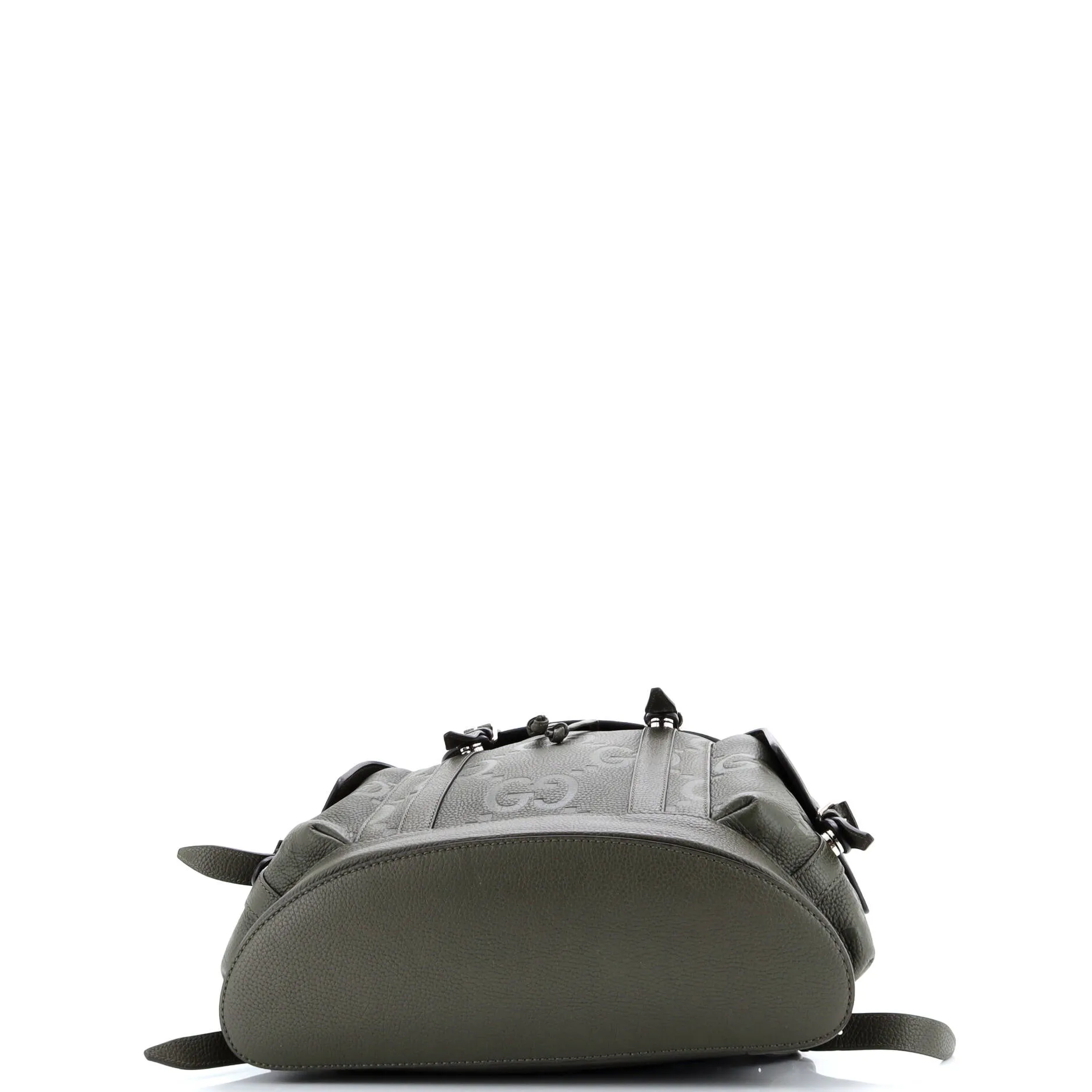 Pre-Loved Gucci Double Pocket Belt Backpack Jumbo GG Embossed Leather Large sold by Zulily product image thumbnail 4