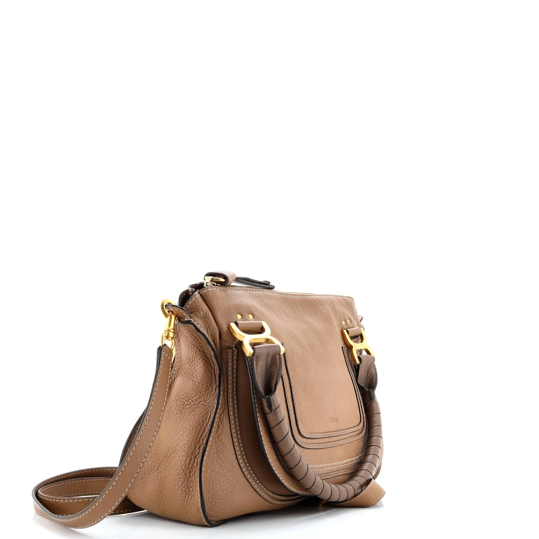 Pre-Loved Chloe Marcie Satchel Leather Medium sold by Zulily product image thumbnail 2