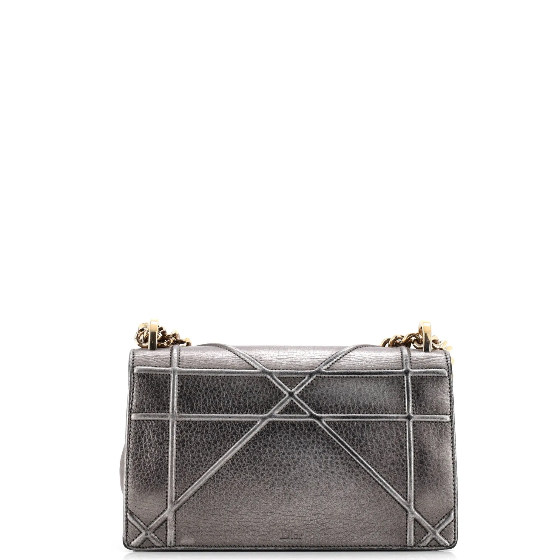 Pre-Loved Christian Dior Diorama Wallet on Chain Leather sold by Zulily product image thumbnail 3